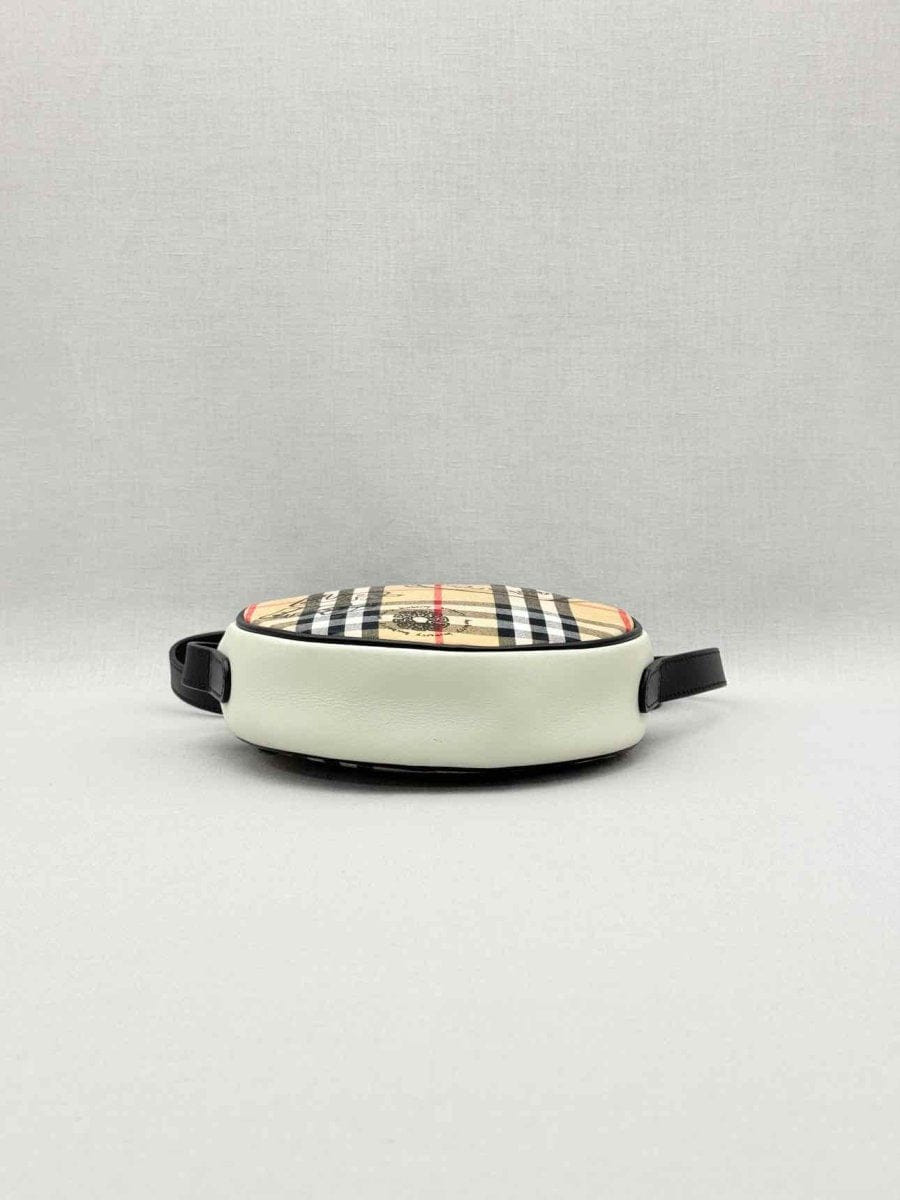 Burberry Cartoon House Check Beige Multicolor Crossbody
