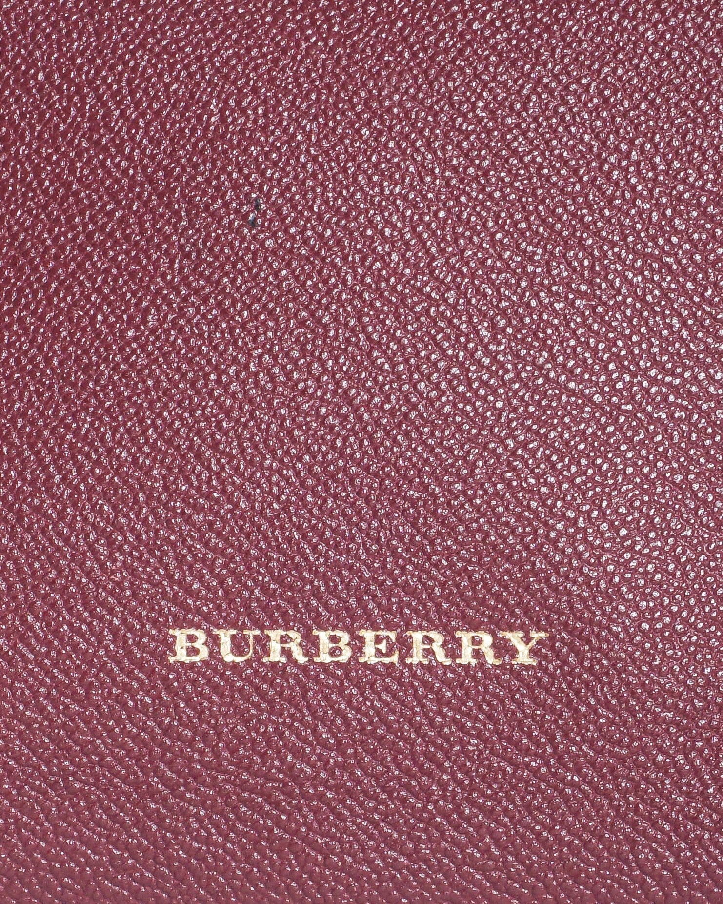 Burberry Helmsley Burgundy Leather Crossbody Bag