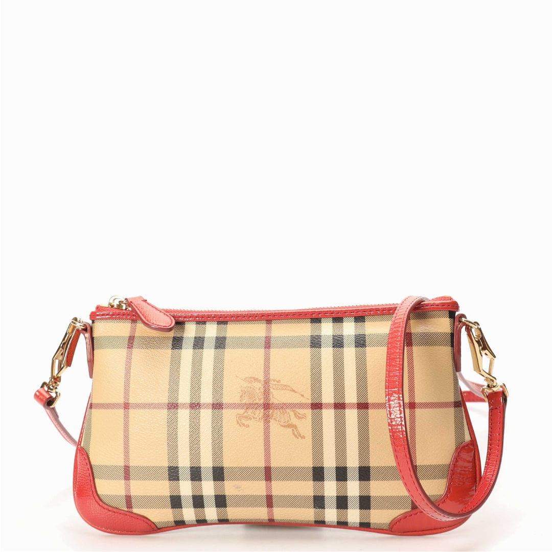 Burberry Haymarket Check Crossbody Bag