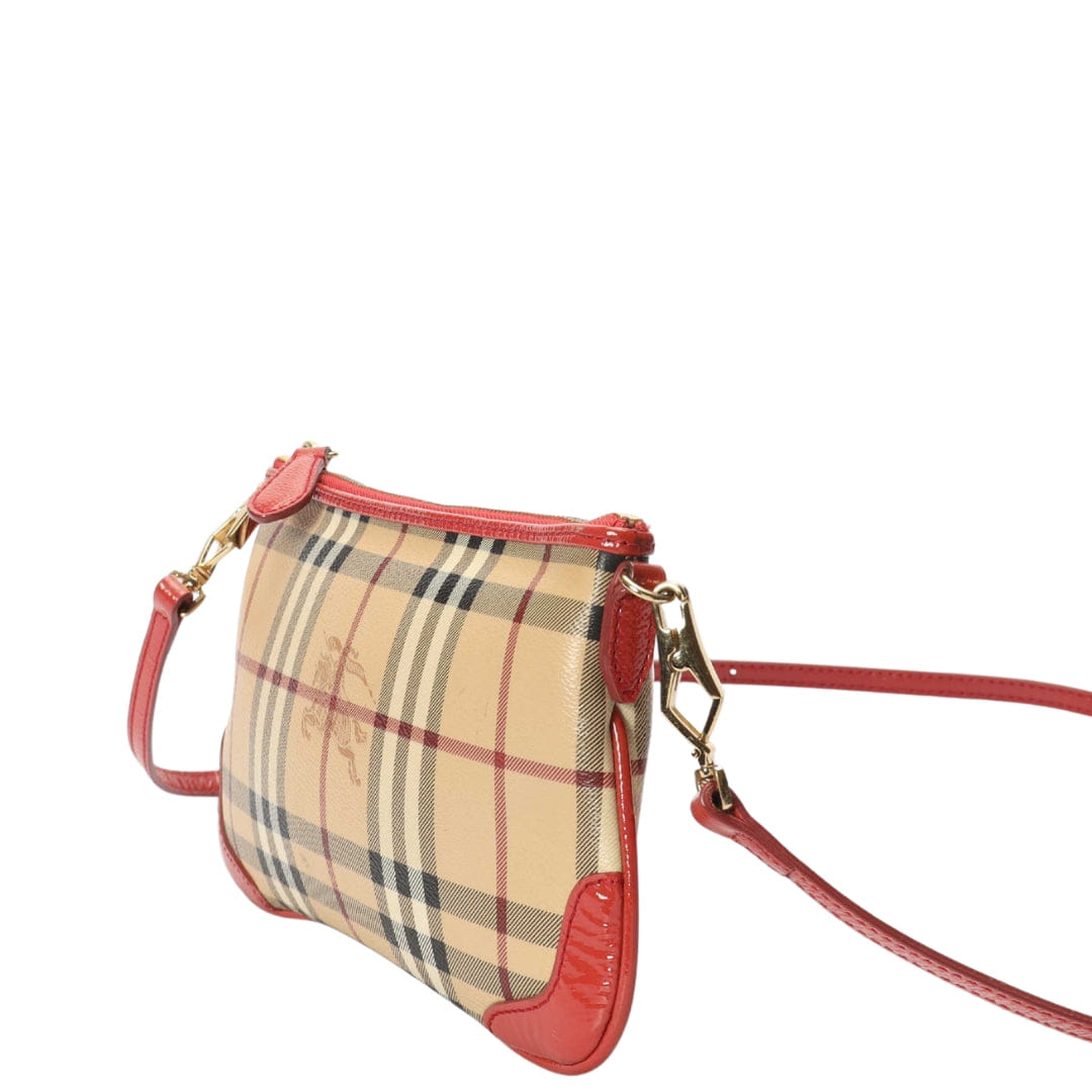 Burberry Haymarket Check Crossbody Bag