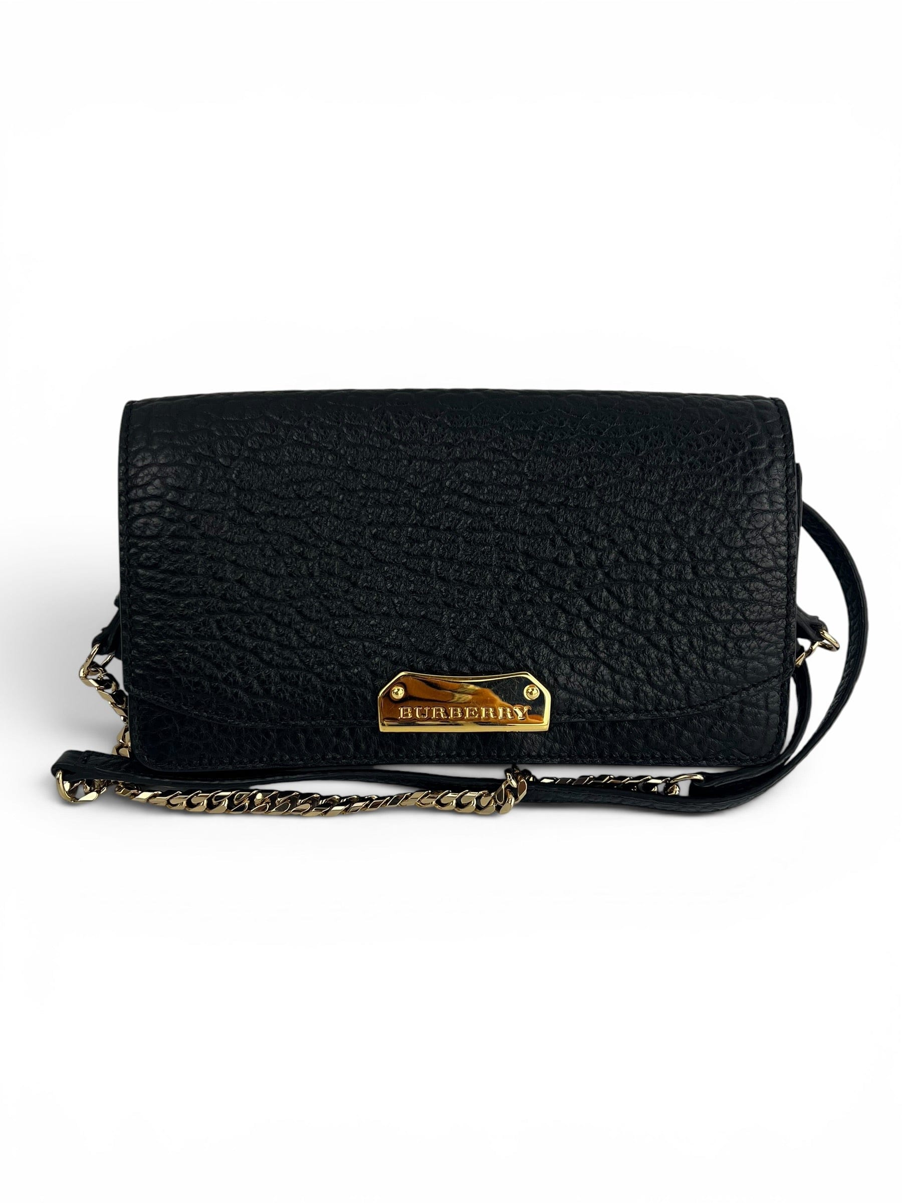 Burberry Black Leather Crossbody