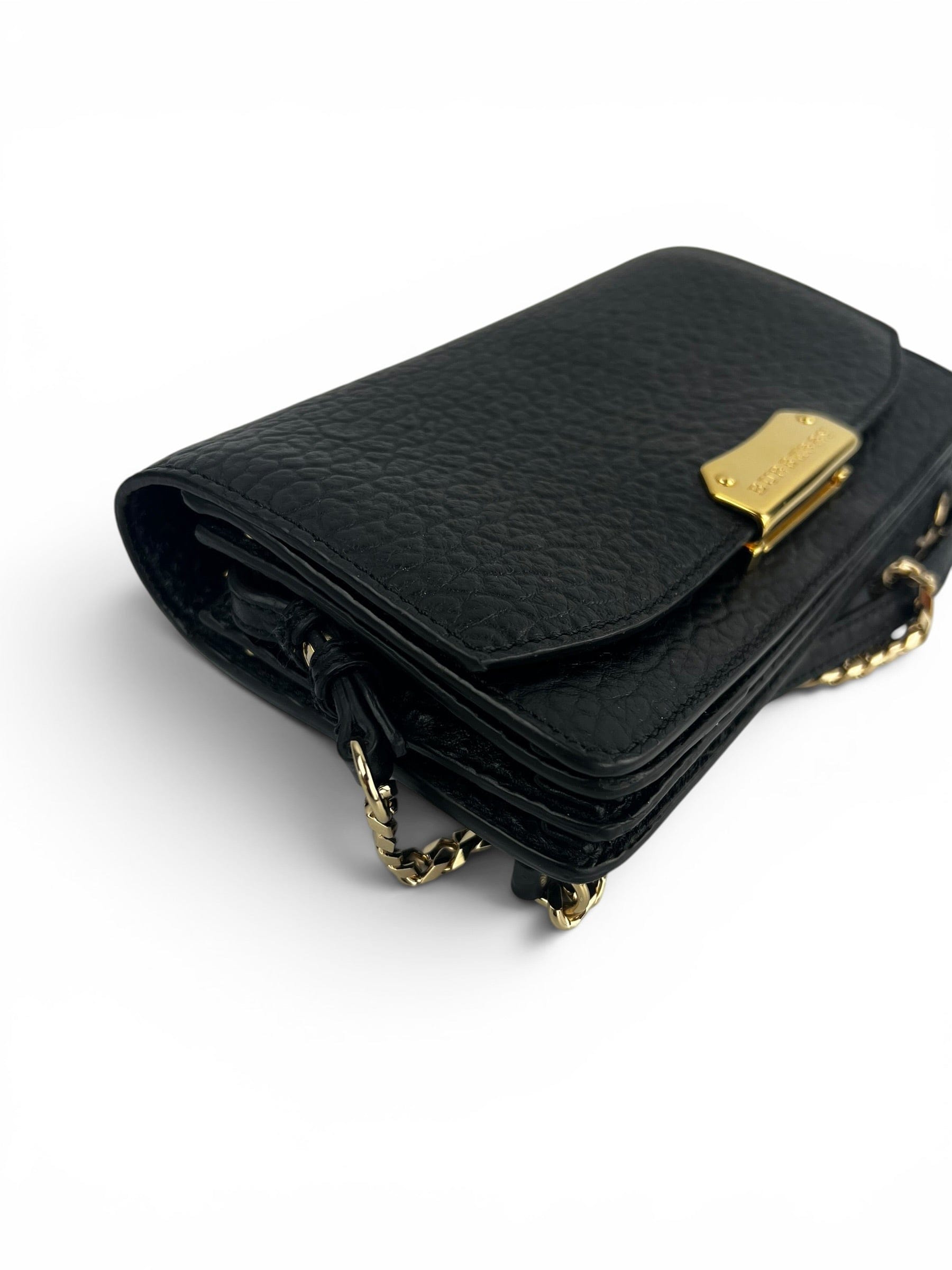 Burberry Black Leather Crossbody