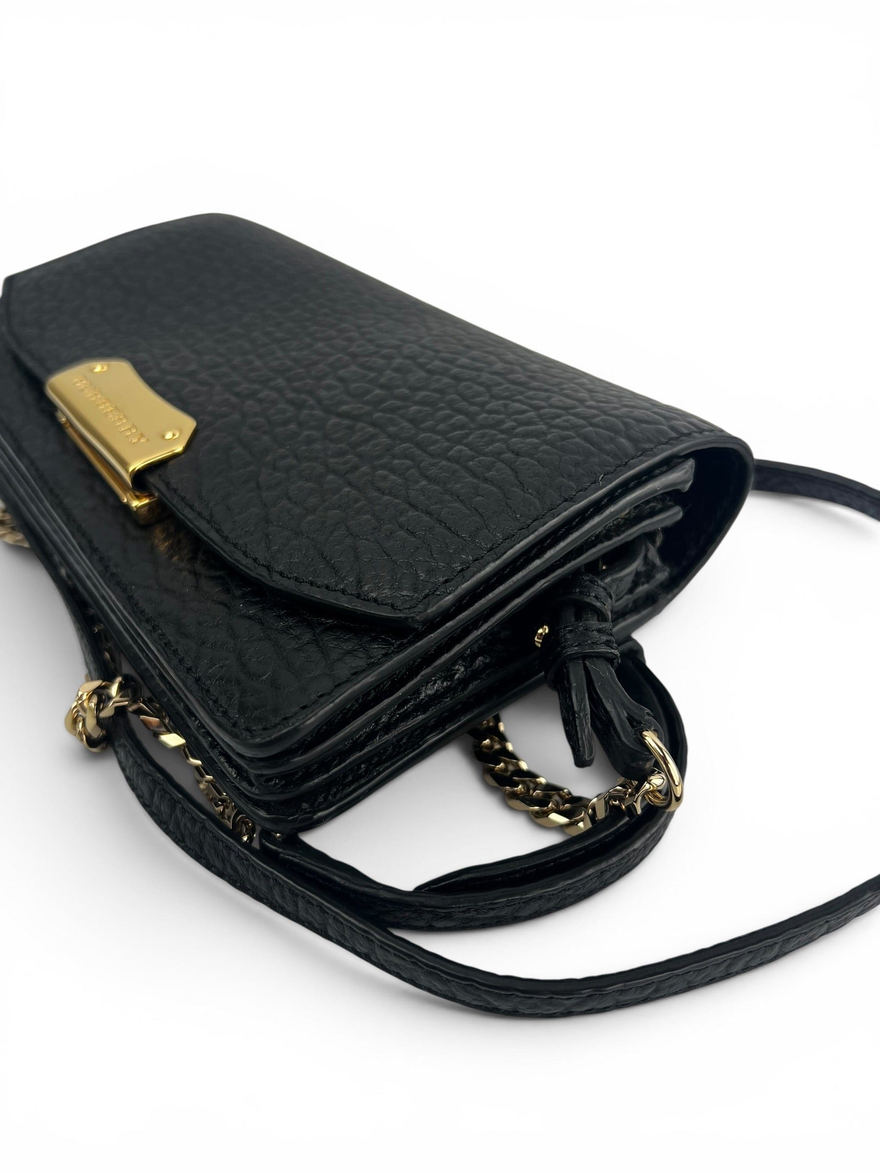 Burberry Black Leather Crossbody