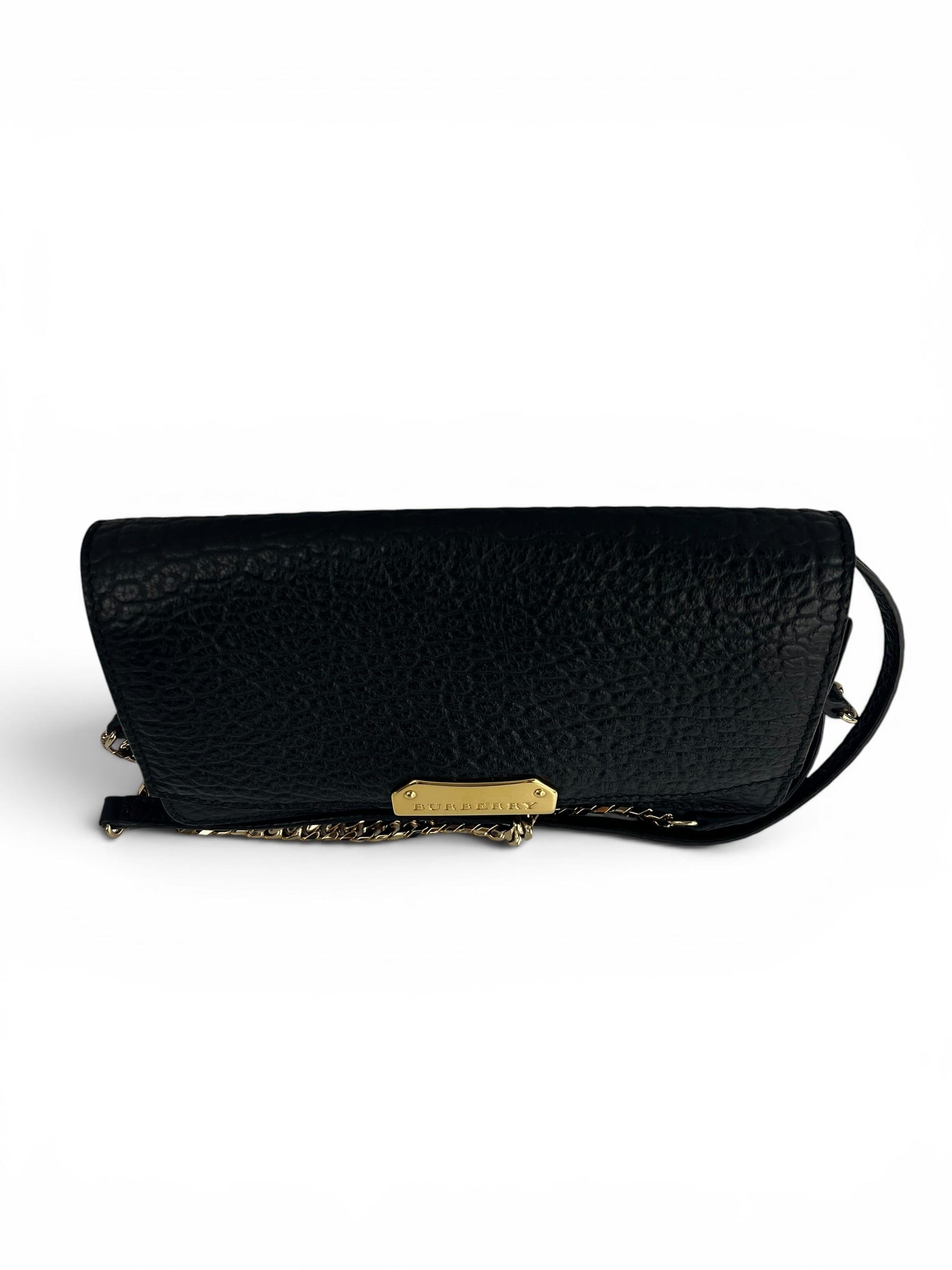 Burberry Black Leather Crossbody