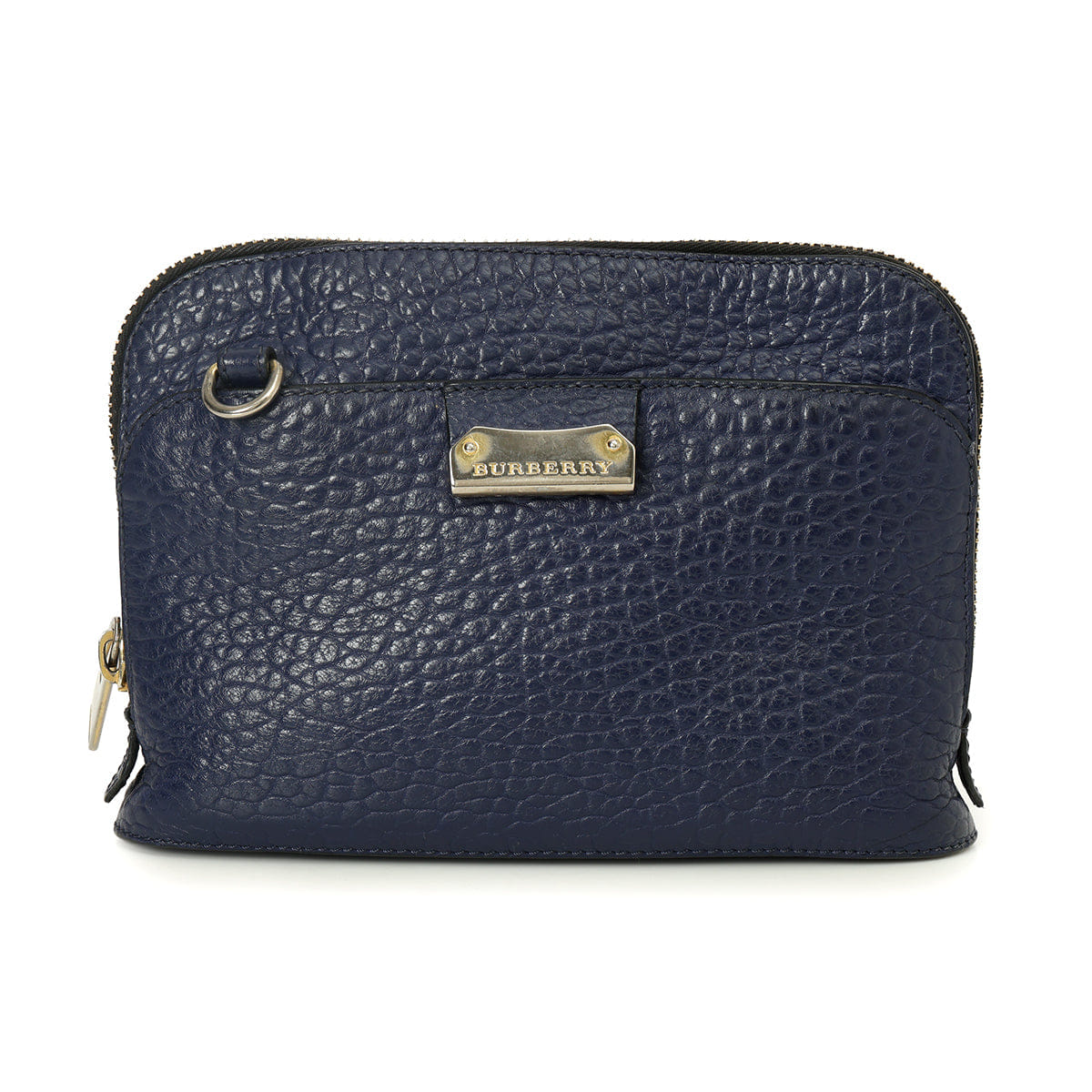 Burberry Navy Blue Small Harrogate Crossbody Bag