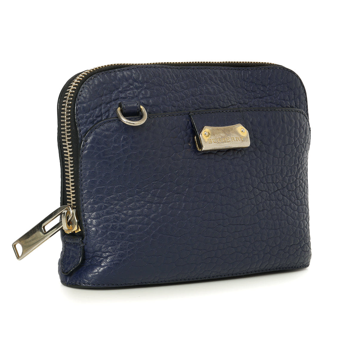 Burberry Navy Blue Small Harrogate Crossbody Bag