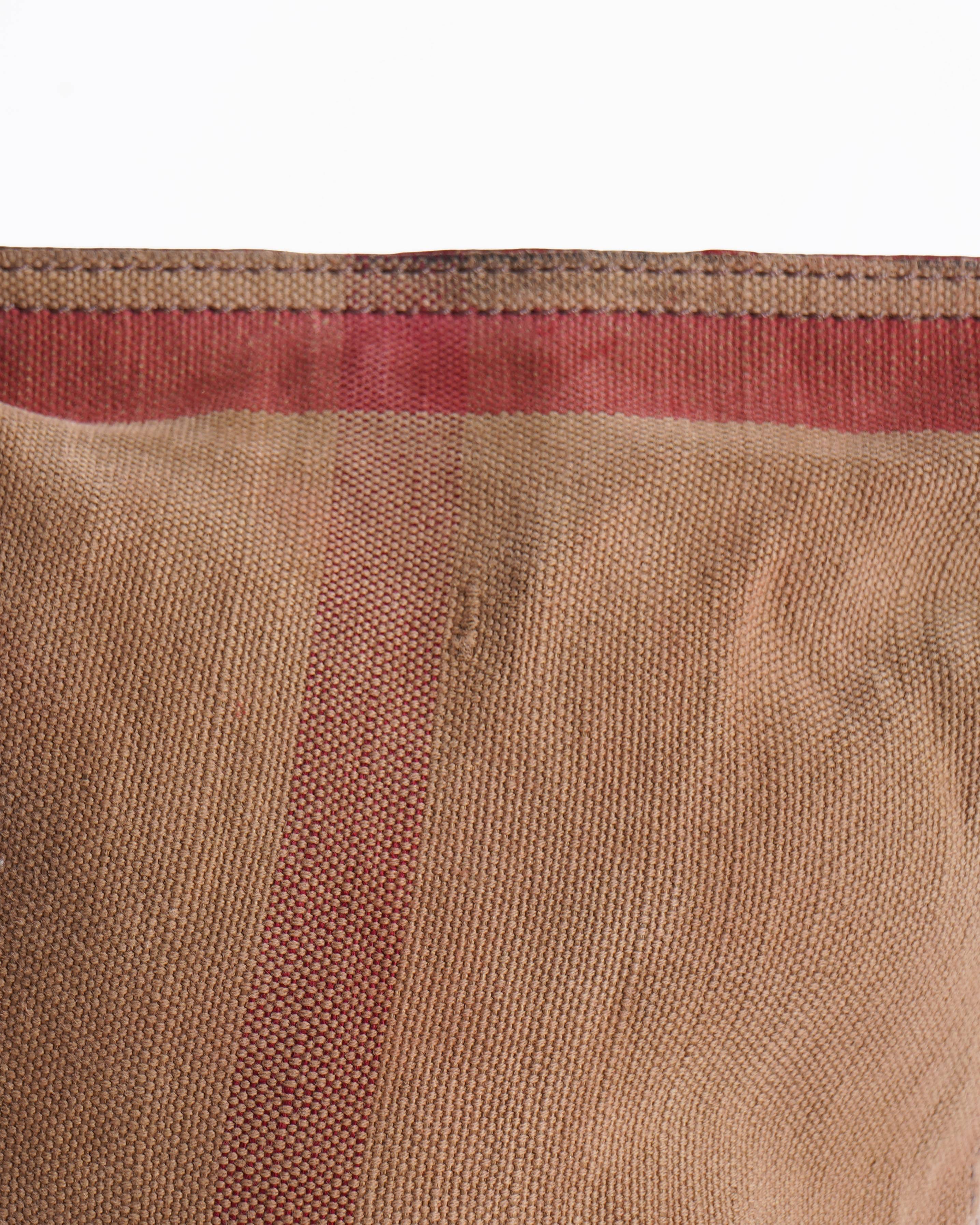 Burberry Multicolour Exploded Check Canvas and Leather Mini Ashby Tassel Crossbody Bag