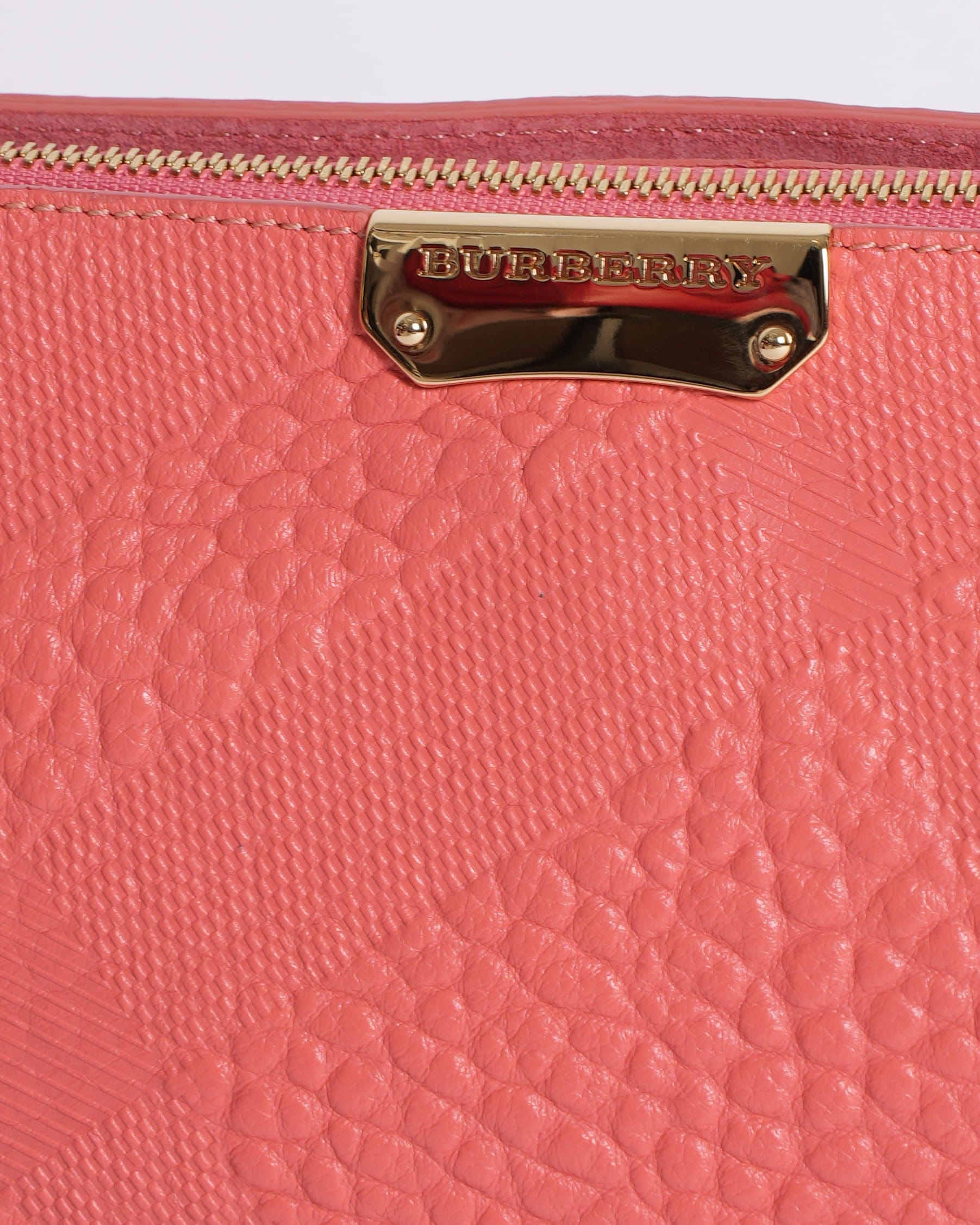 Burberry New Burberry Pink Chichester Leather Crossbody Bag