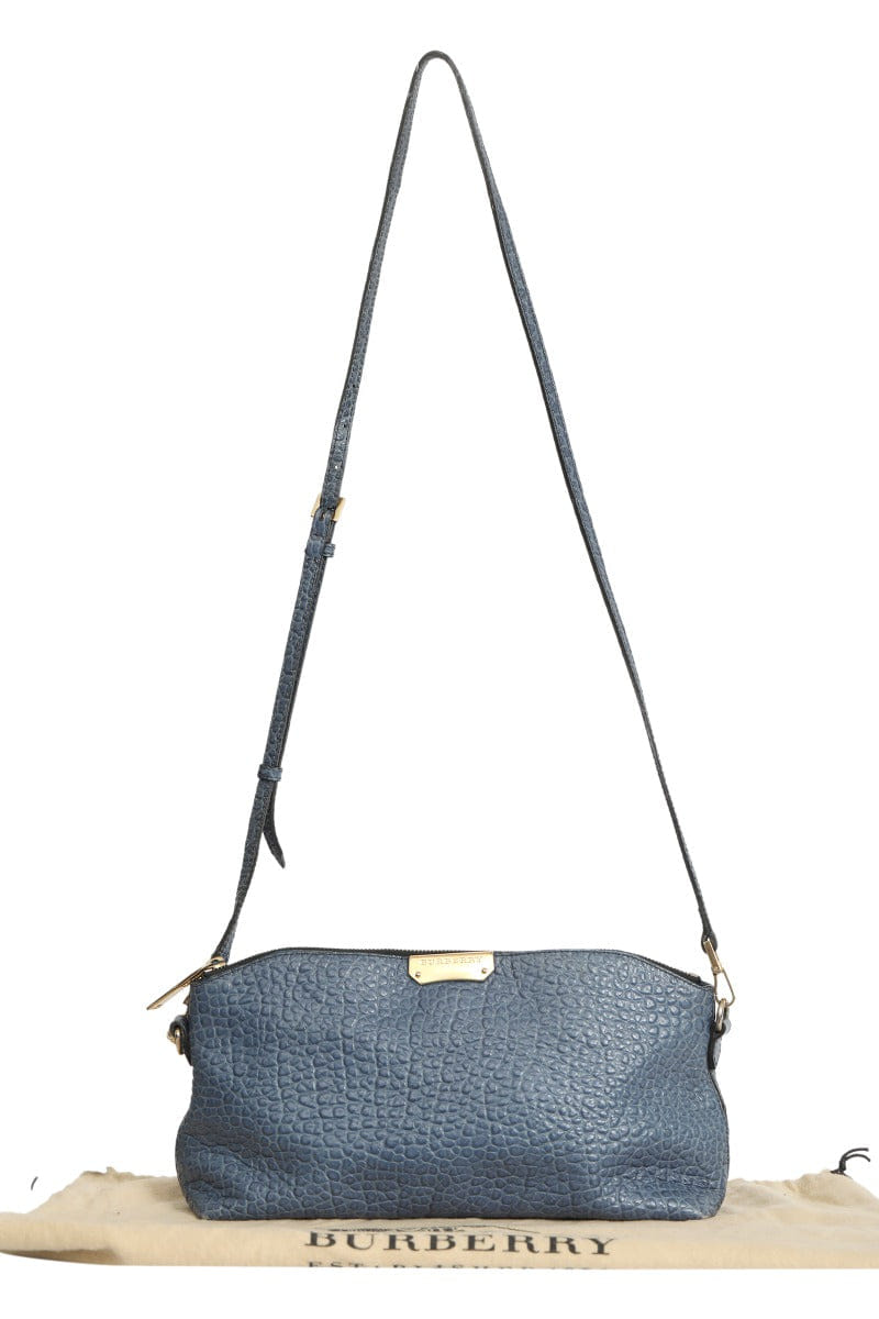 Burberry London Grained Leather Crossbody Bag