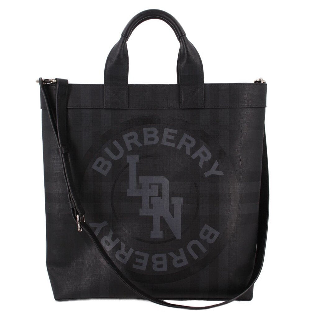 Burberry LOGO GRAPHIC TOTE CROSSBODYS BLACK