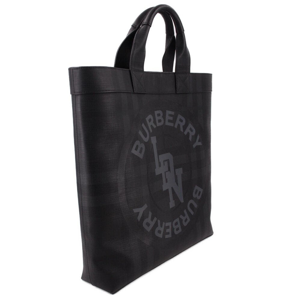 Burberry LOGO GRAPHIC TOTE CROSSBODYS BLACK