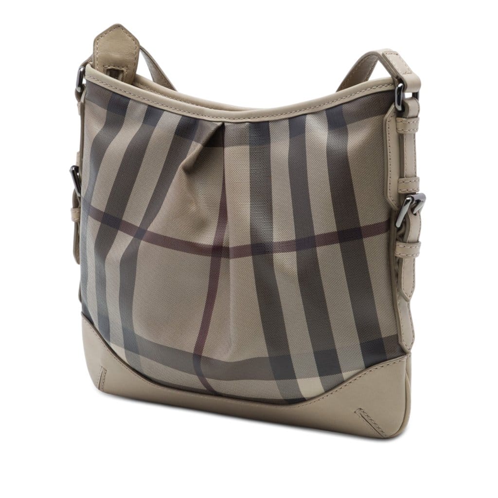 Burberry Smoke Check Coated Canvas Hartham Crossbody