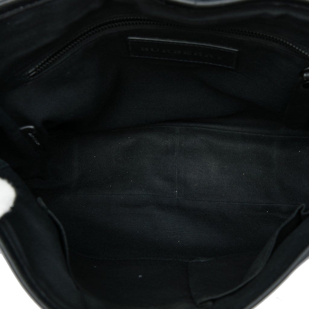 Burberry Smoke Check Coated Canvas Crossbody