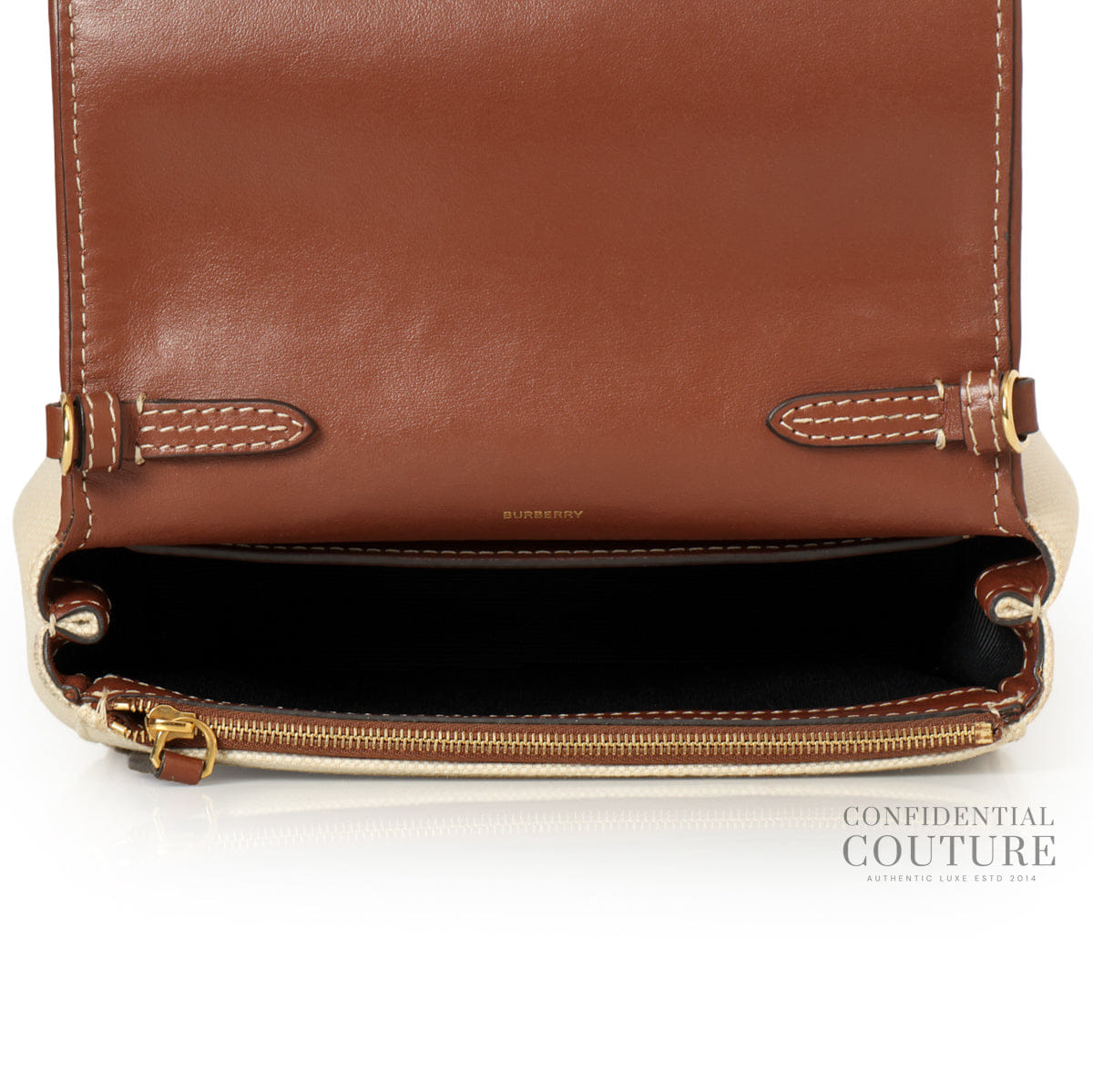 Burberry Small Horseferry Print Cotton Canvas Crossbody Bag