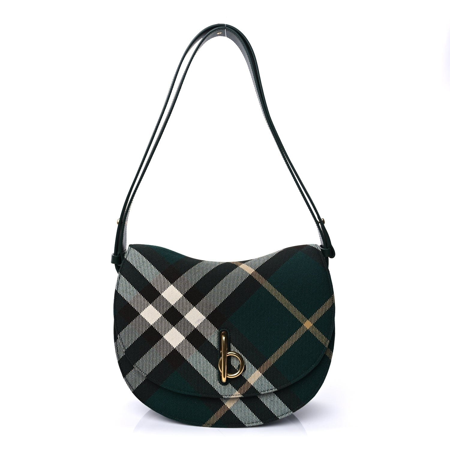 Burberry Jacquard Check Medium Rocking Horse Crossbody Ivy Ivy