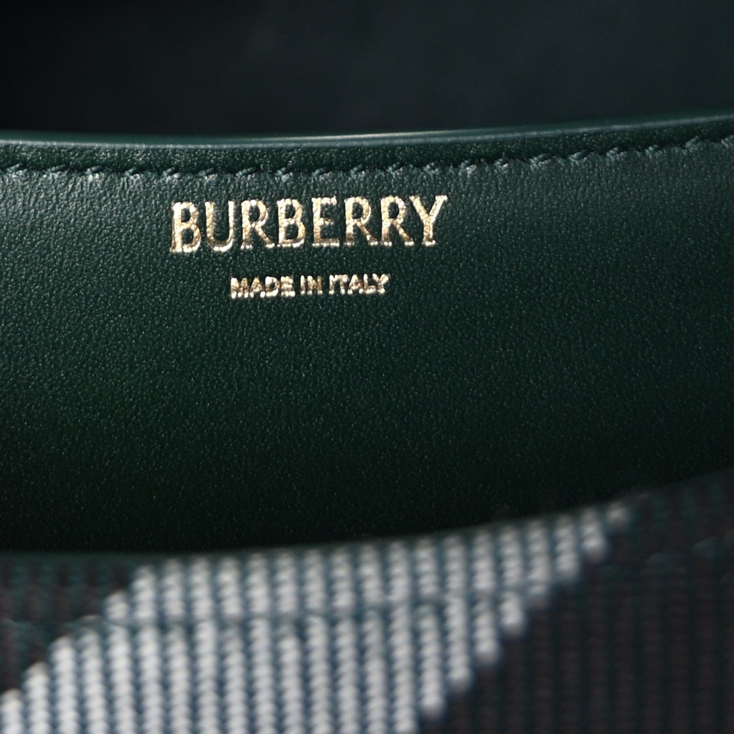 Burberry Jacquard Check Medium Rocking Horse Crossbody Ivy Ivy