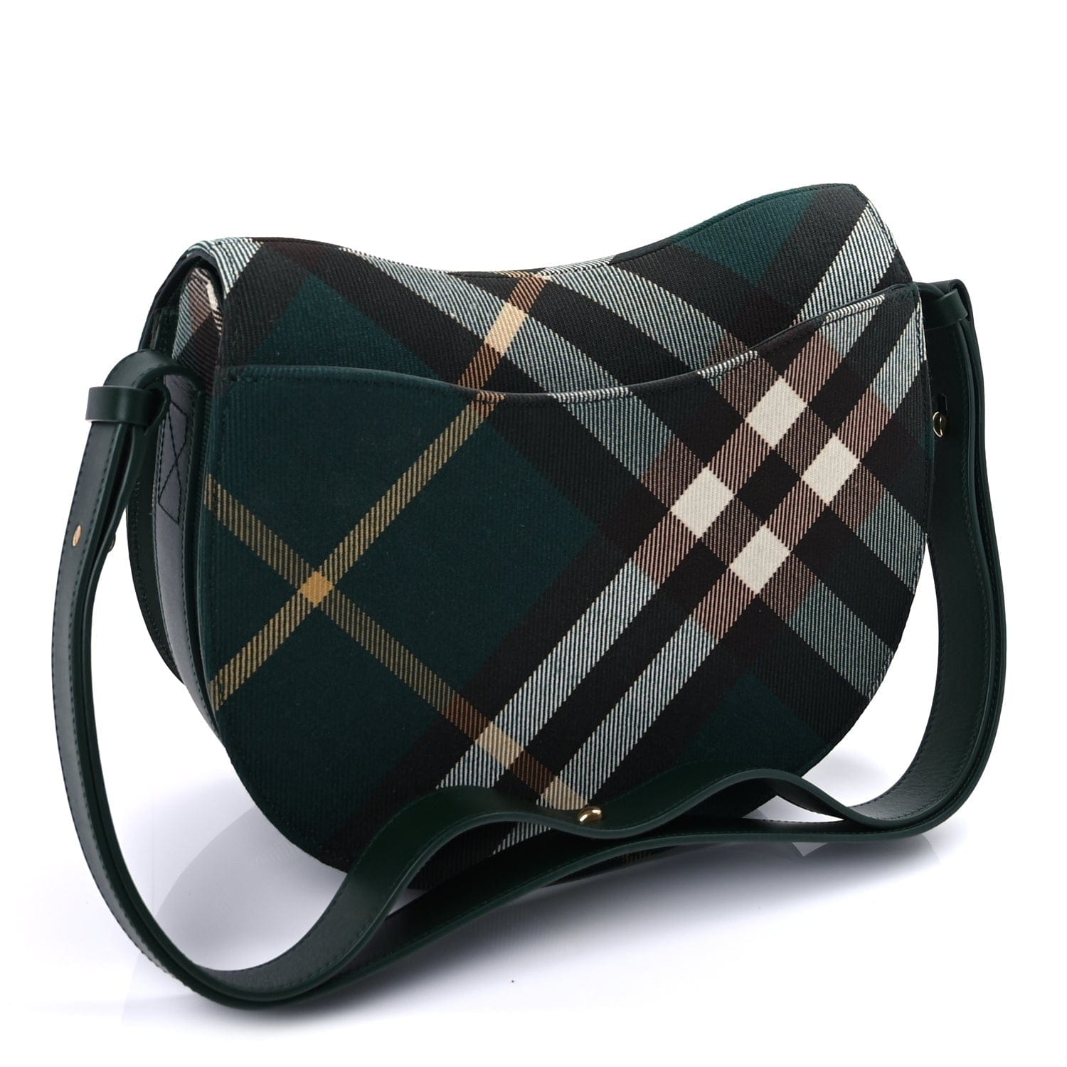 Burberry Jacquard Check Medium Rocking Horse Crossbody Ivy Ivy