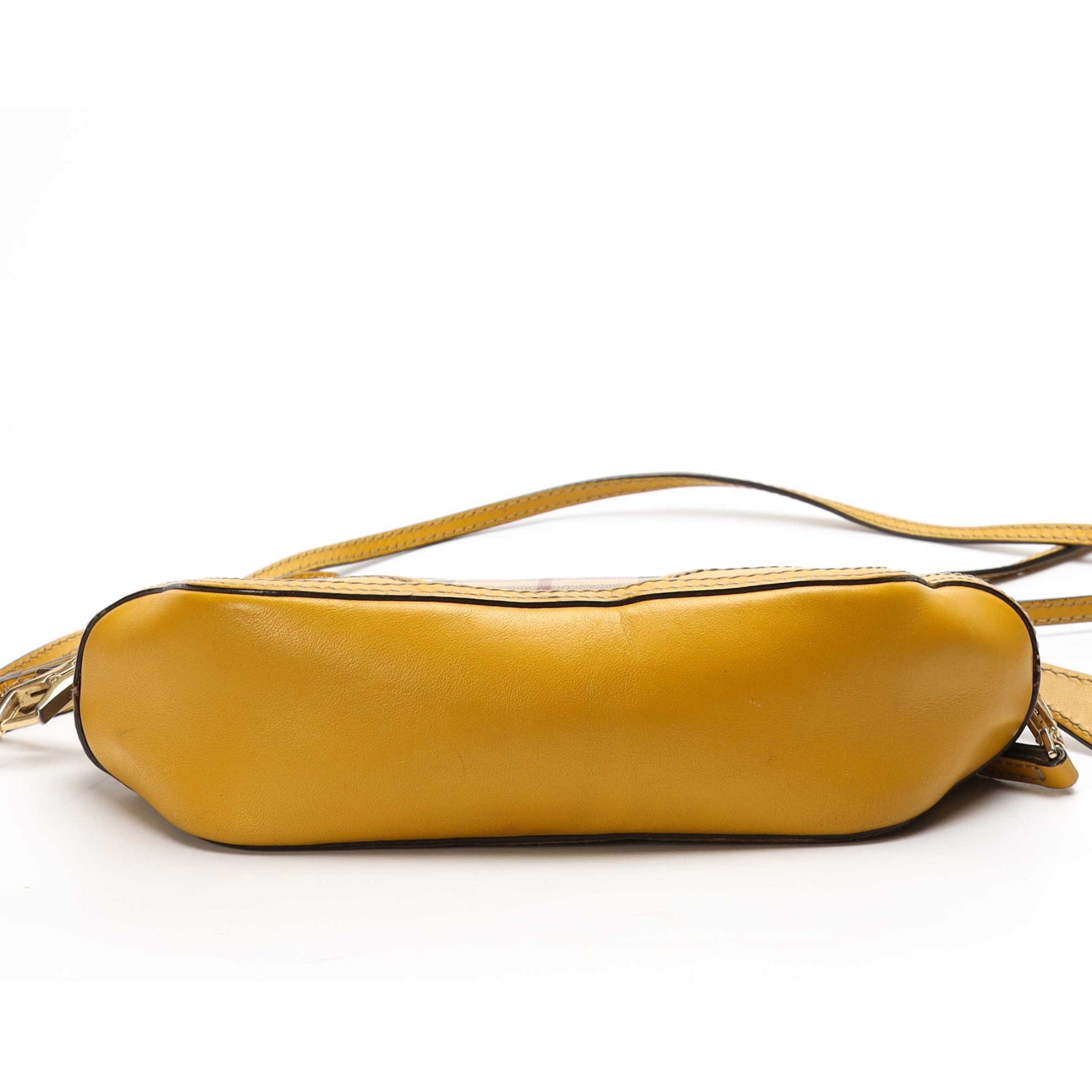 Burberry Haymarket Check Canvas Crossbody Bag