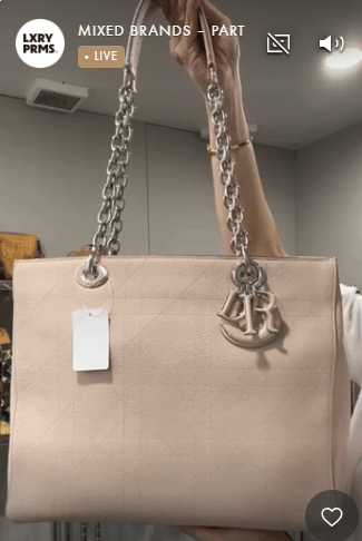 Dior pink leather cannage chain tote 1B06164BRUC