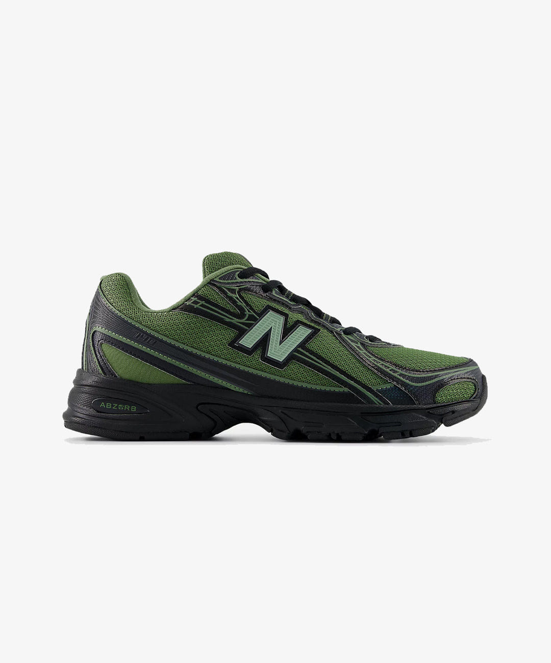 New Balance | 740 { UTILITY GREEN/BLACK