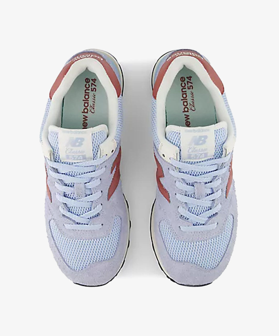 New Balance | 574 { OXFORD BLUE/APRICOT ORANGE