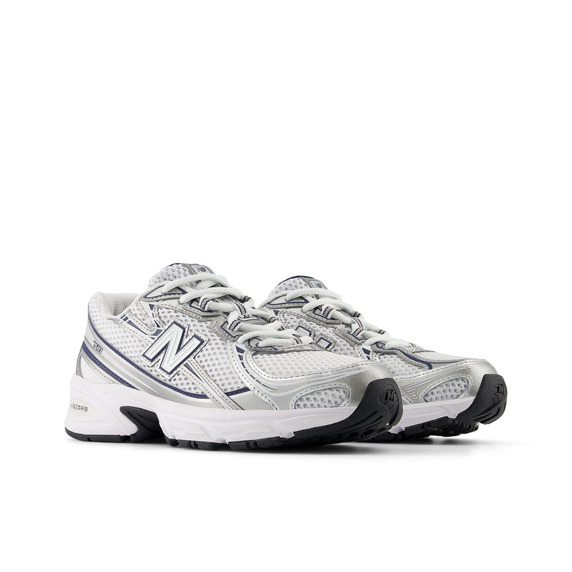 New Balance 740 BUNGEE LACE (GS) - WHITE / NAVY
