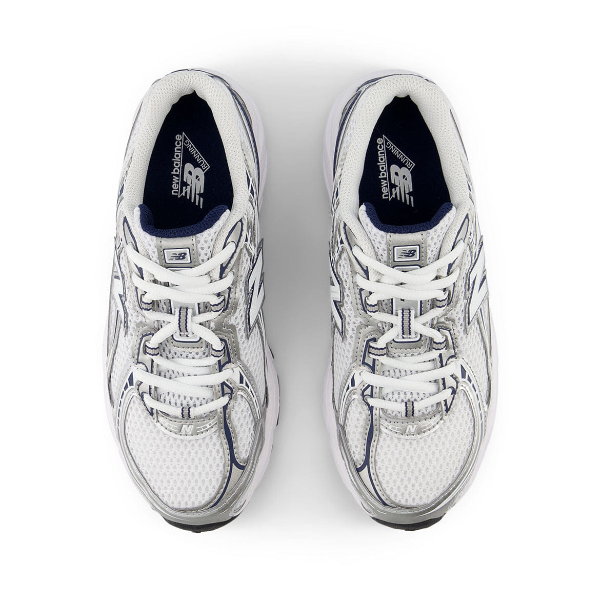 New Balance 740 BUNGEE LACE (GS) - WHITE / NAVY