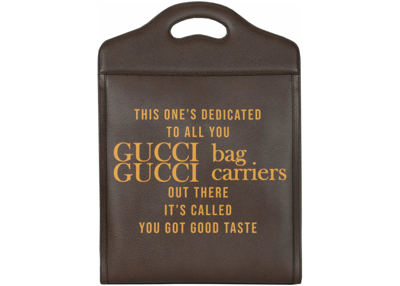 Gucci Aria 100Th Printed Anniversary Tote Brown