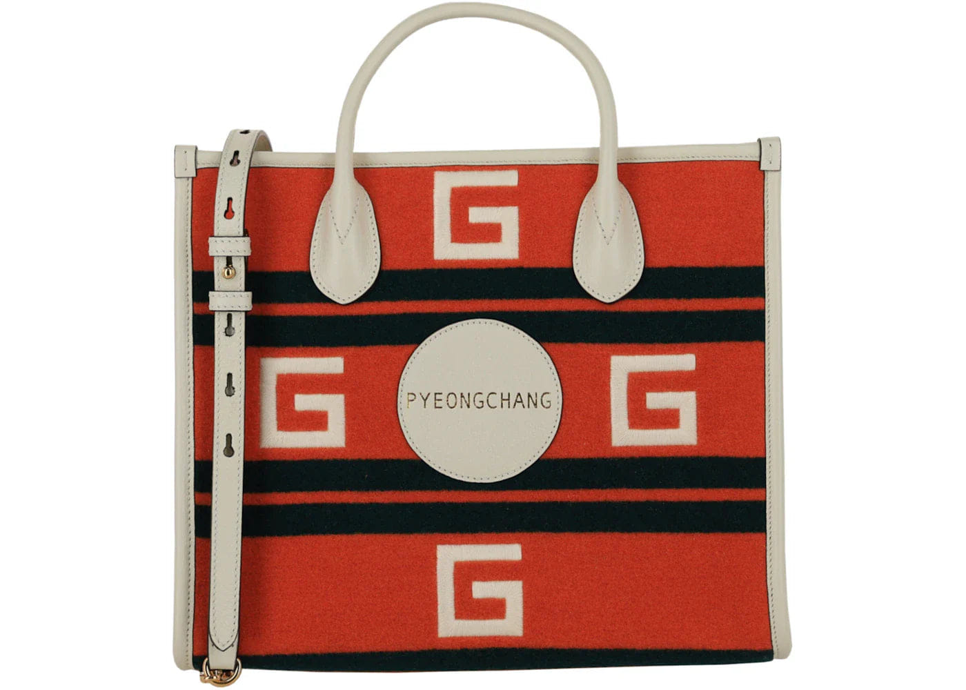 Gucci Pyeongchang Small Embroidered Tote Multi