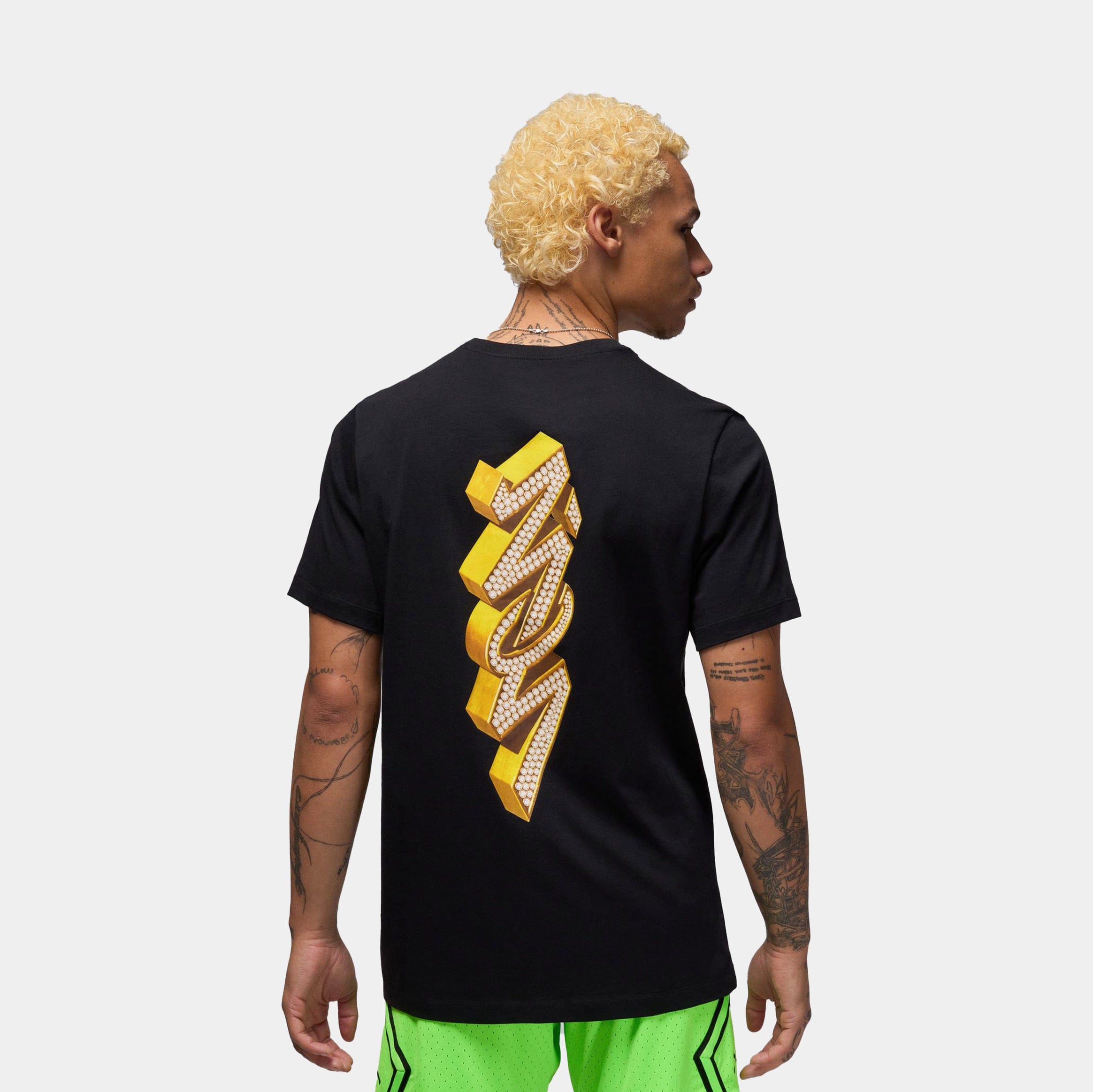Air Jordan Zion Mens Short Sleeve Shirt (Black/Coconut Milk)