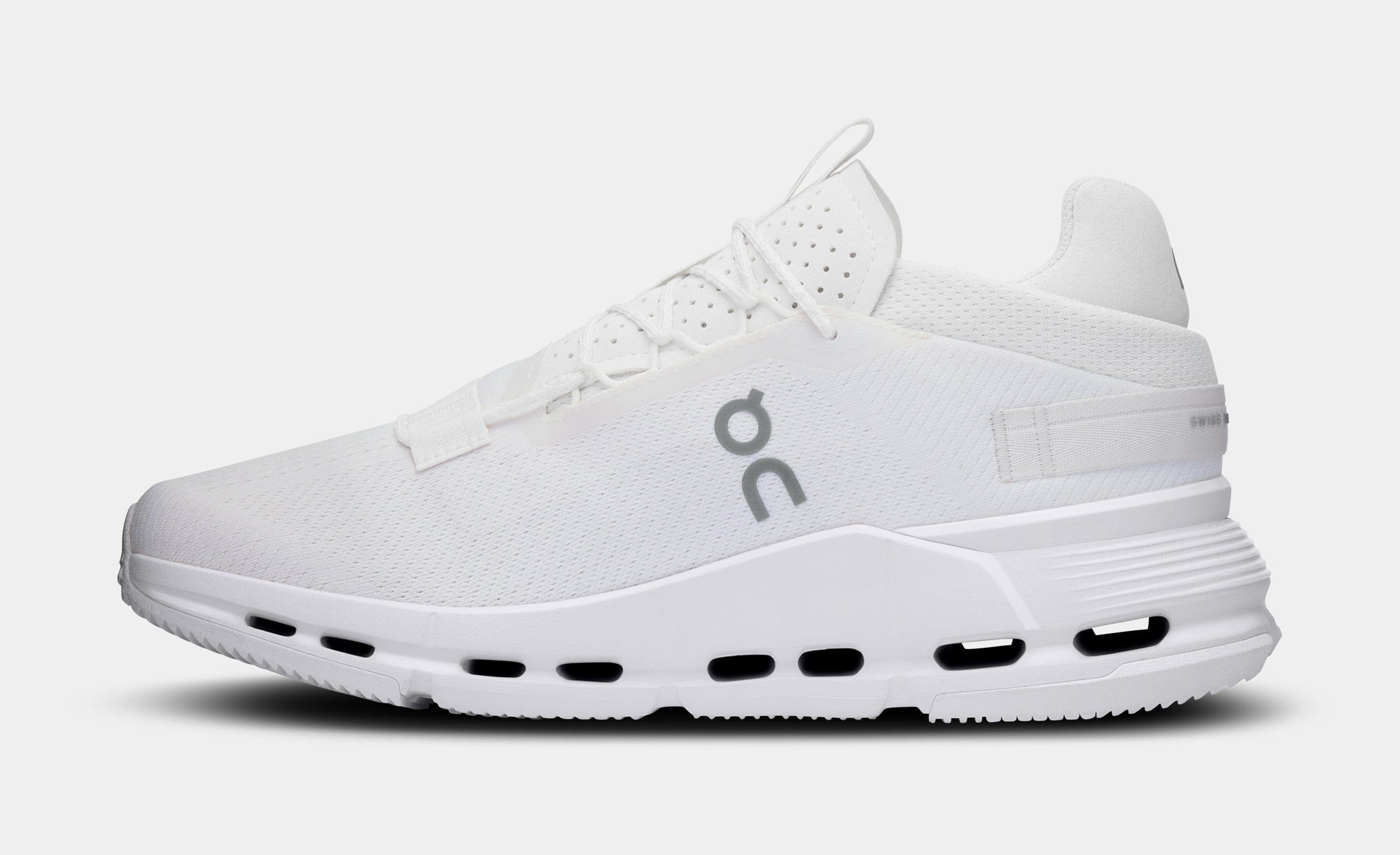 On Running Cloudnova 2 Mens Running Shoes (All White)