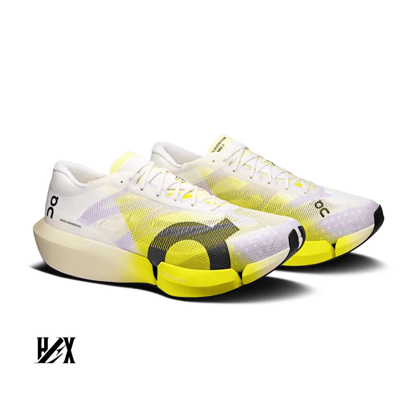 On Running Cloudboom Strike 2 White | Lime