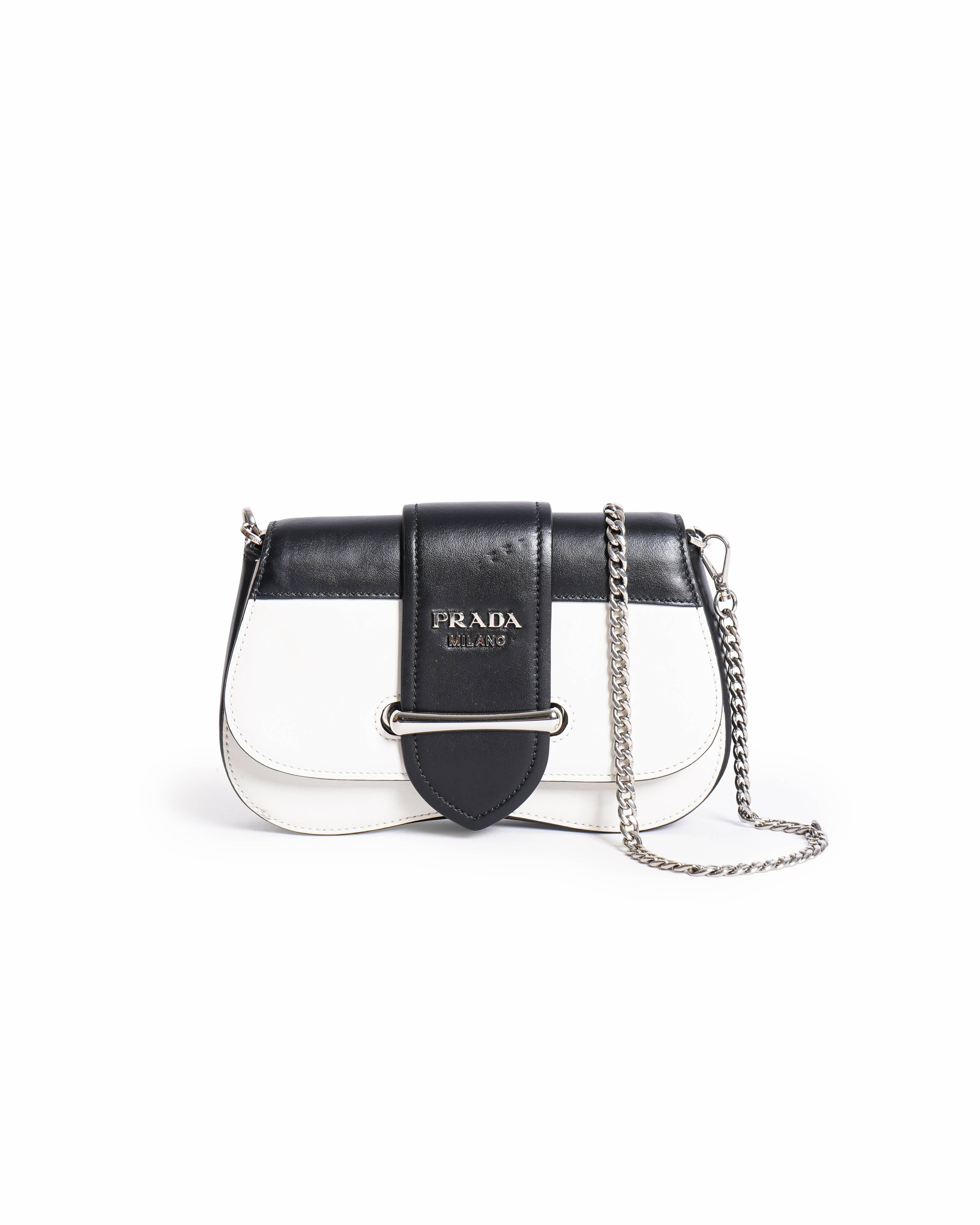 Prada Sidonie Calf Leather Crossbody Bag