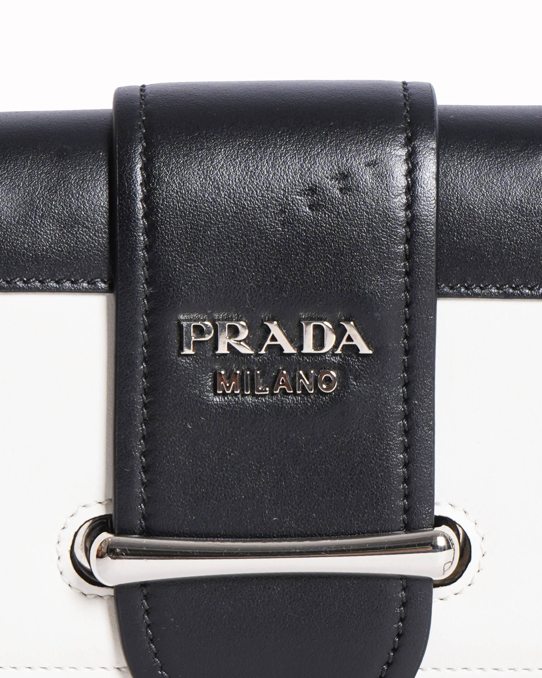 Prada Sidonie Calf Leather Crossbody Bag