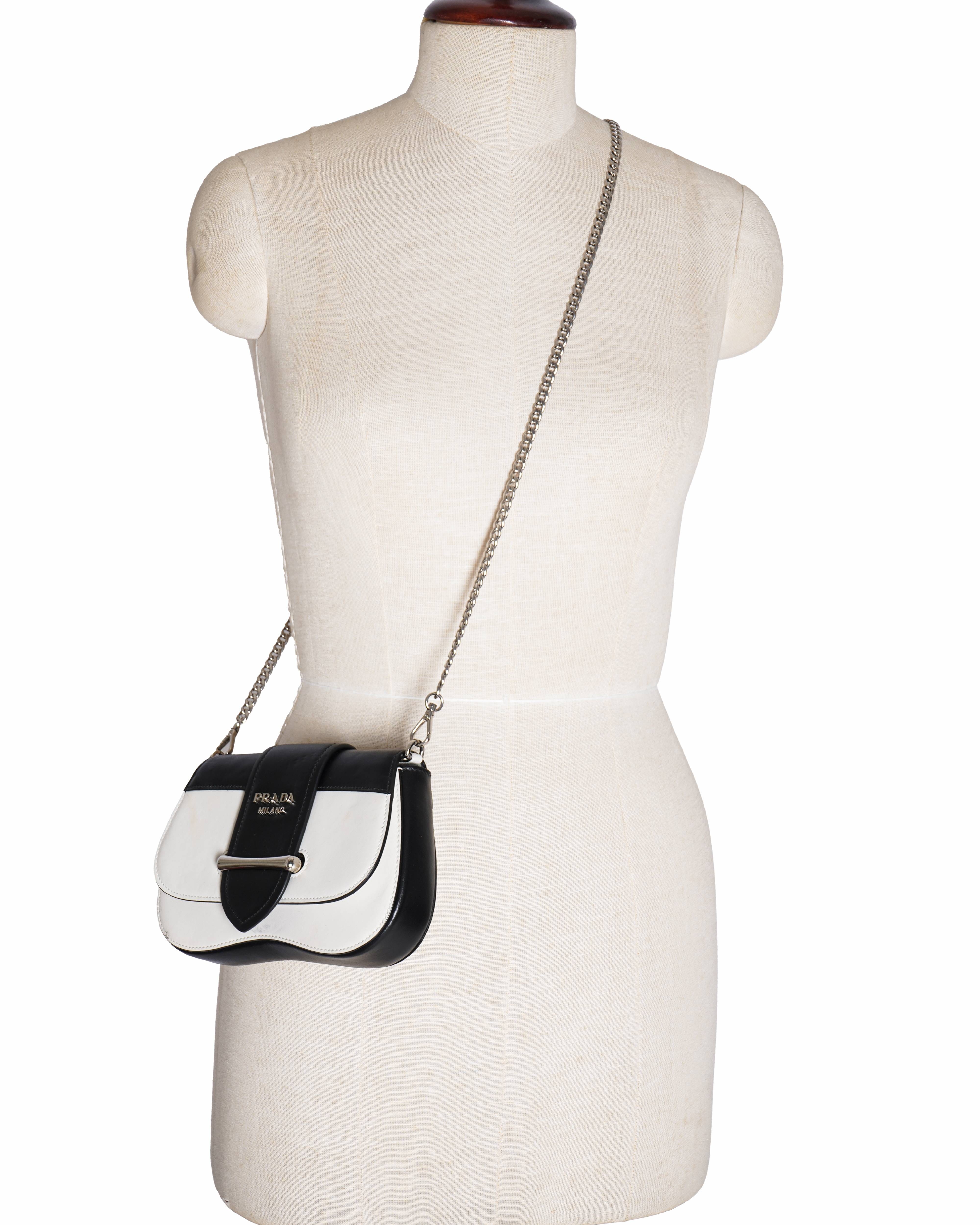 Prada Sidonie Calf Leather Crossbody Bag