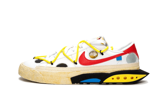 Nike Blazer Low Off - White White University Red