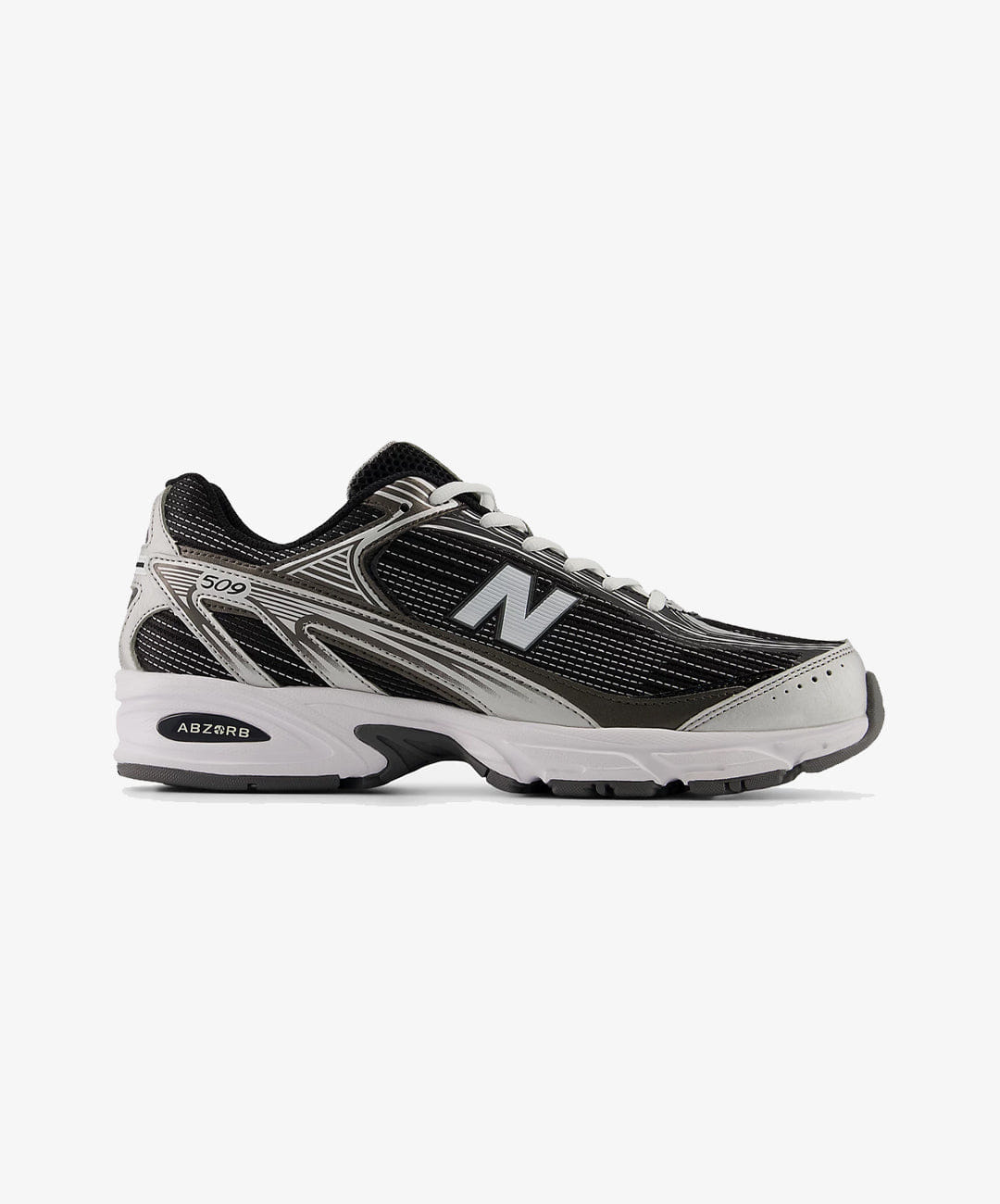 New Balance | 509 { BLACK/WHITE/SILVER METALLIC
