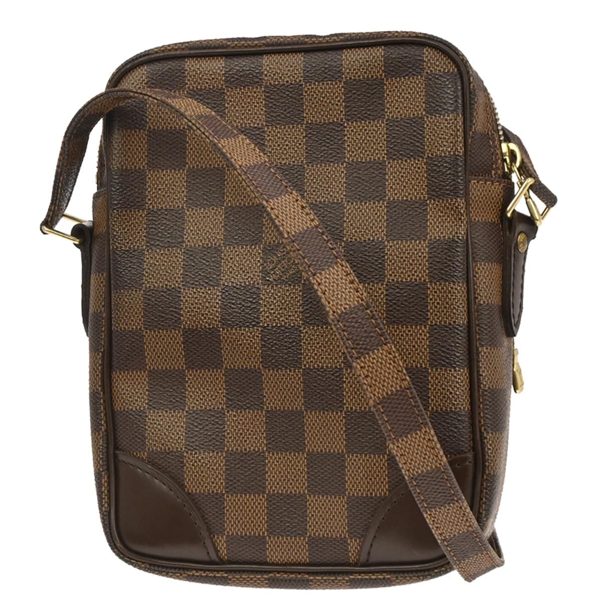 Louis Vuitton 2007 Brown Damier Amazon Crossbody Shoulder Bag N48074