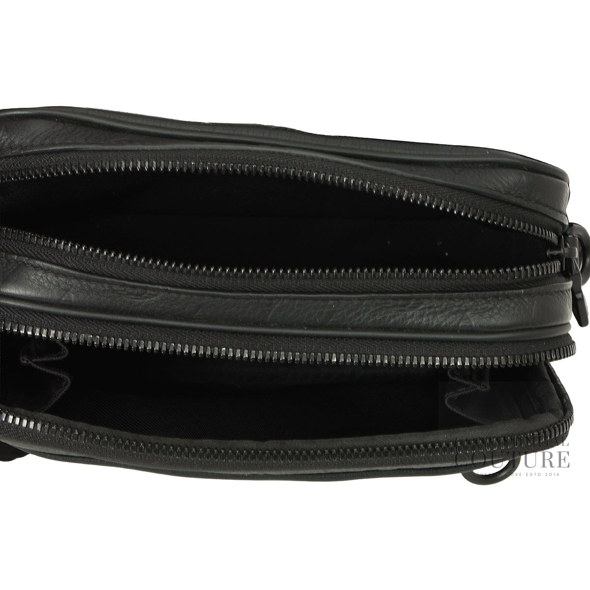 Louis Vuitton Alpha Wearable Wallet Monogram Shadow Leather Black Crossbody