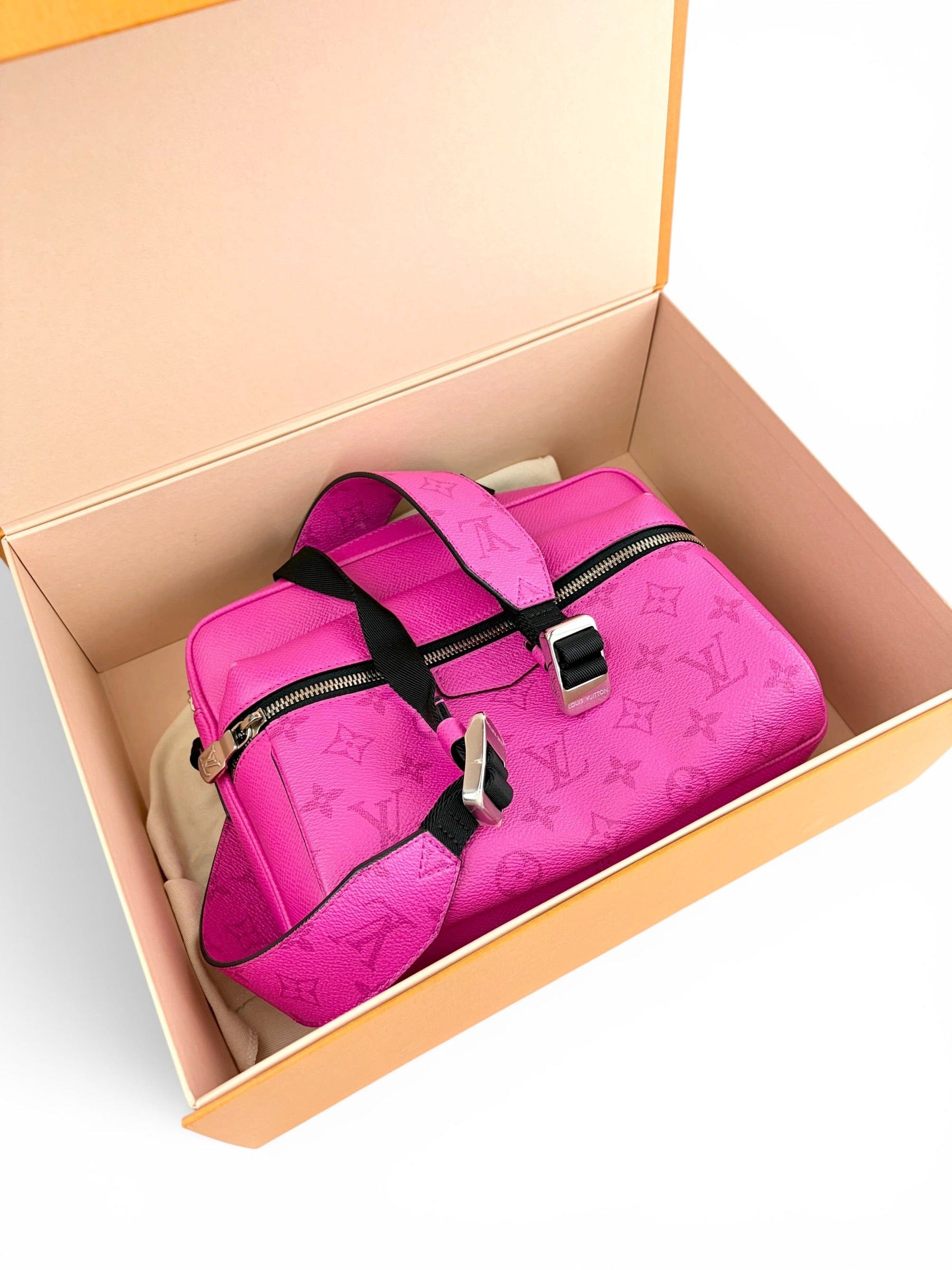 Louis Vuitton Pink Monogram Taigarama Crossbody