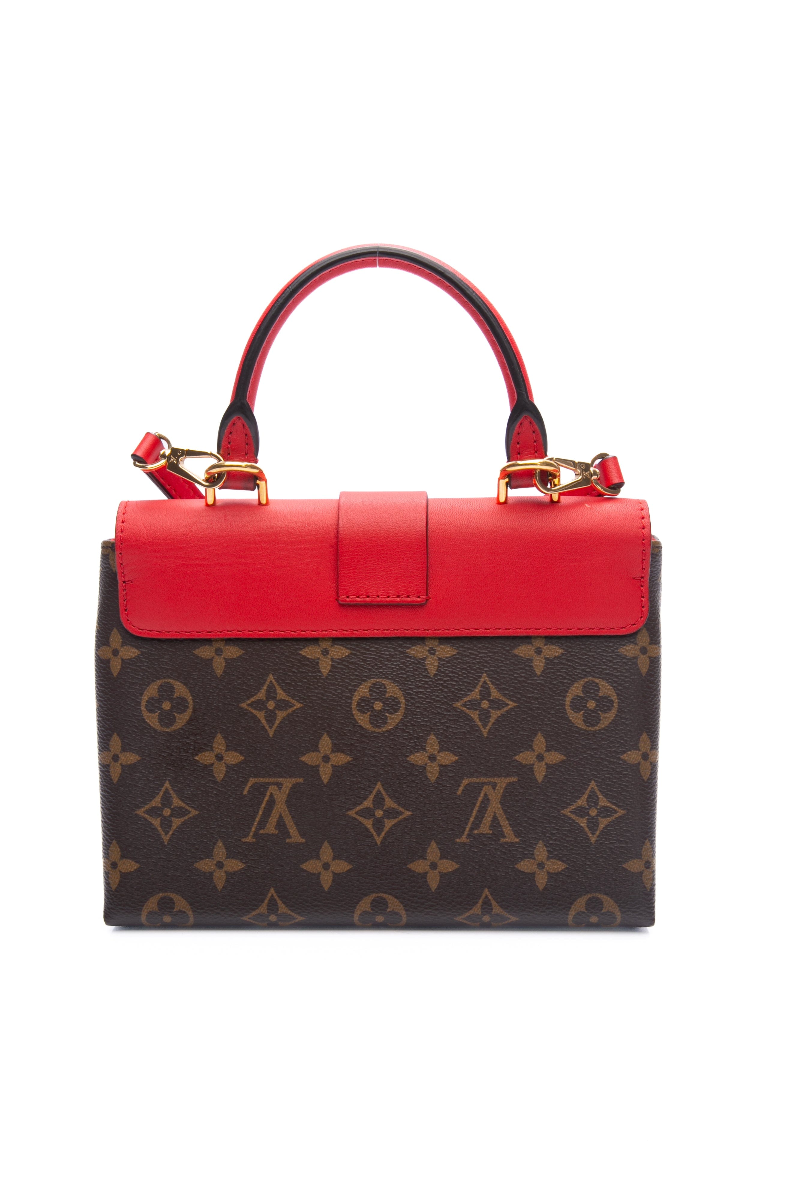 LOUIS VUITTON Coquelicot Monogram Locky BB Crossbody Bag
