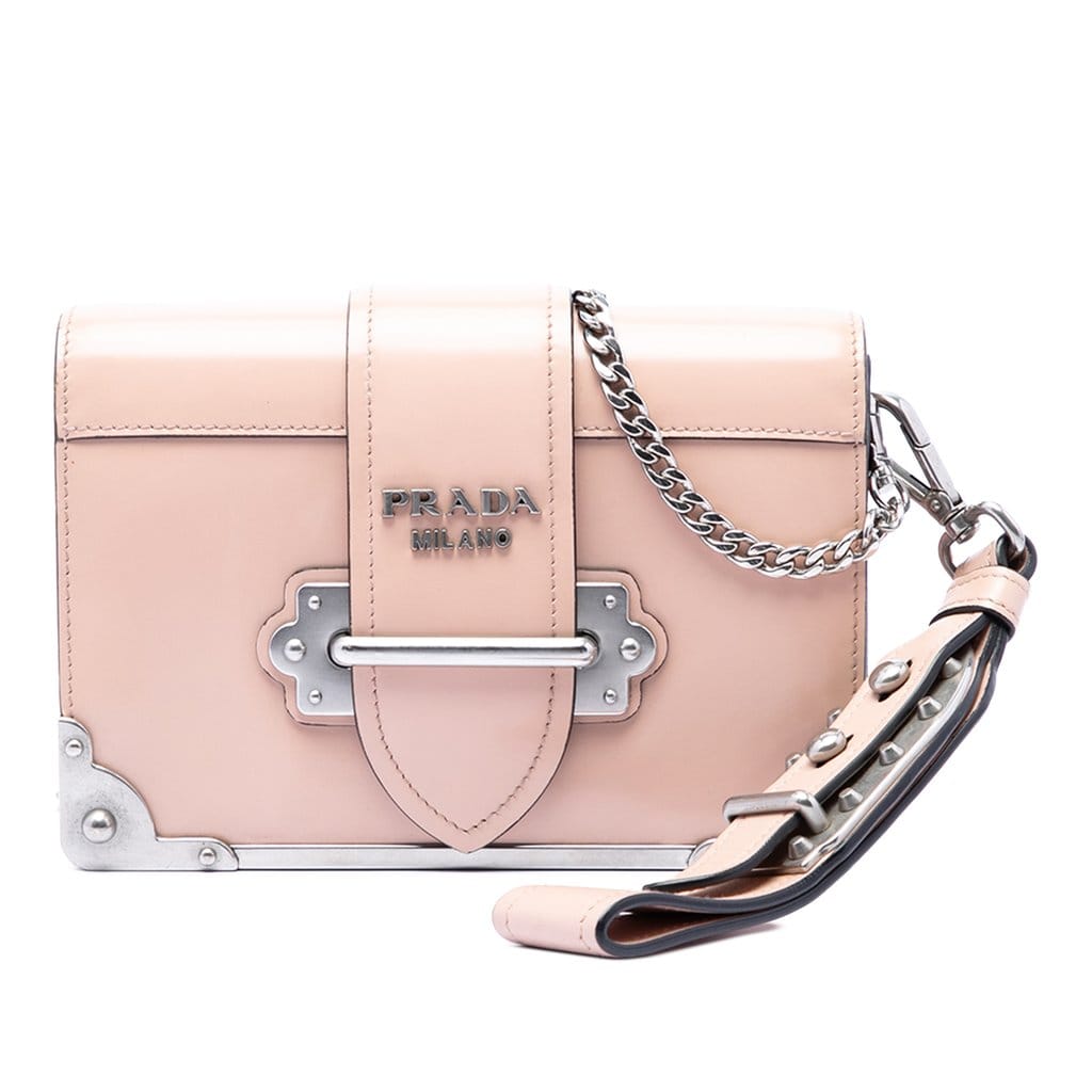 Prada Spazzolato Soft Calfskin Cahier Crossbody