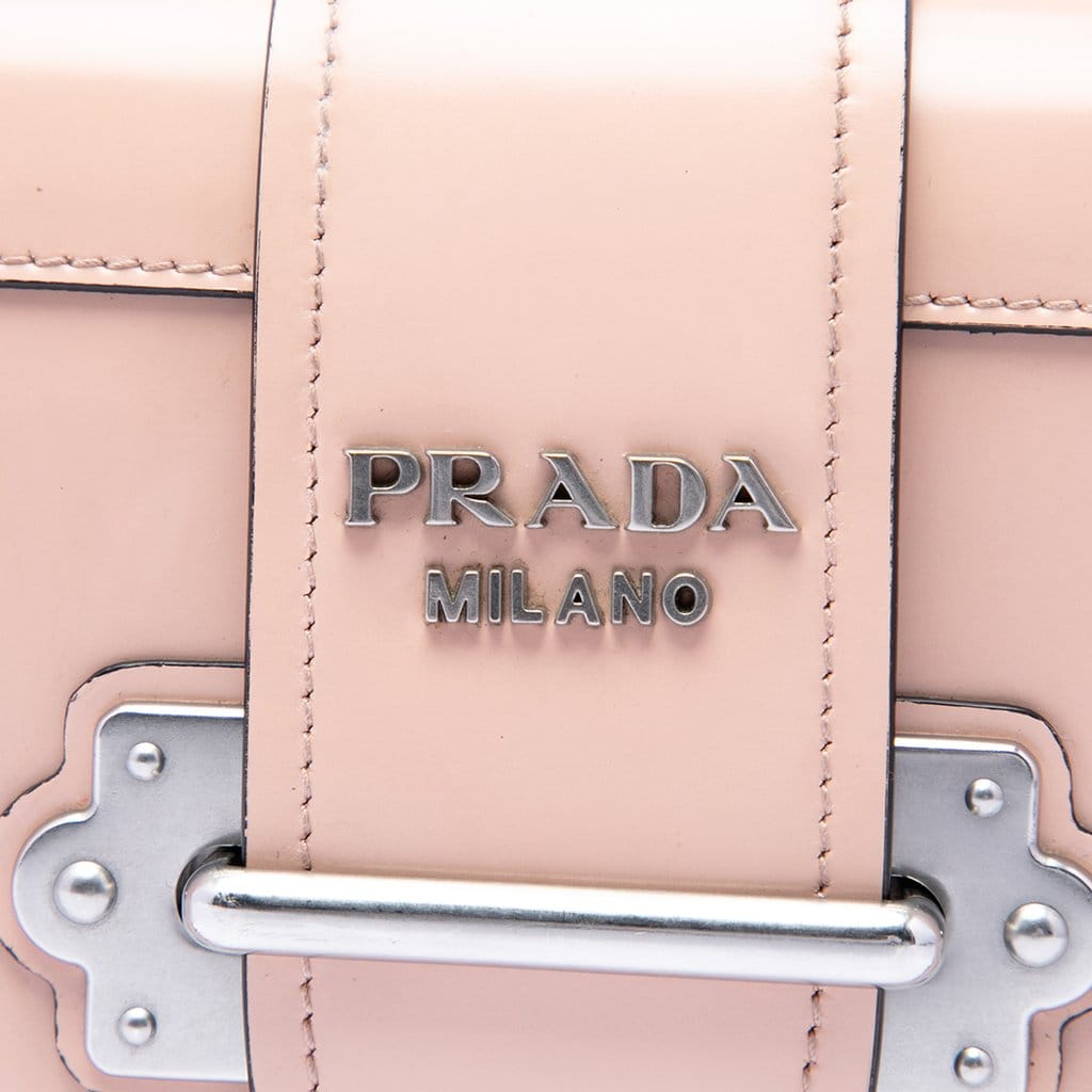 Prada Spazzolato Soft Calfskin Cahier Crossbody