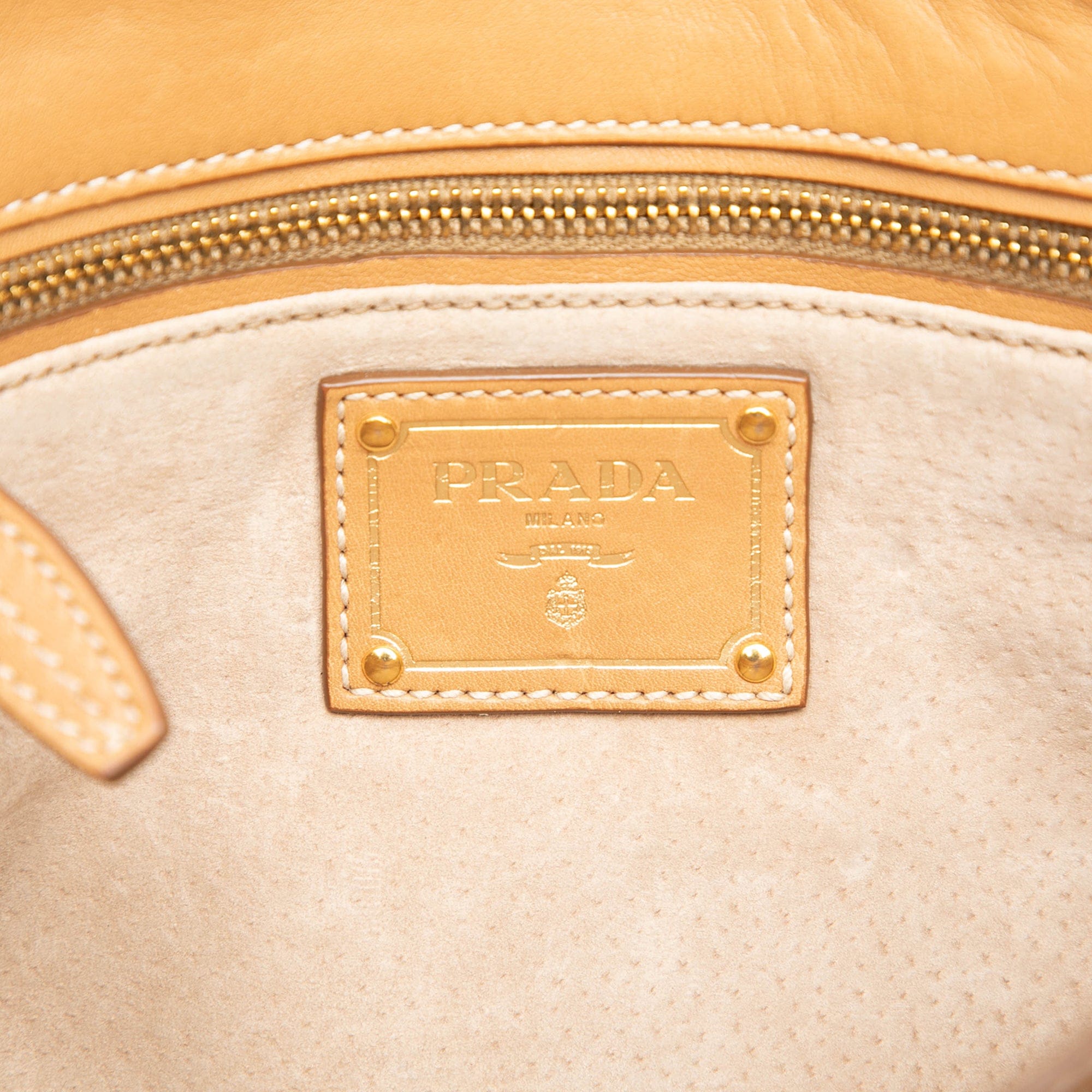 Prada City Calf Pattina Crossbody
