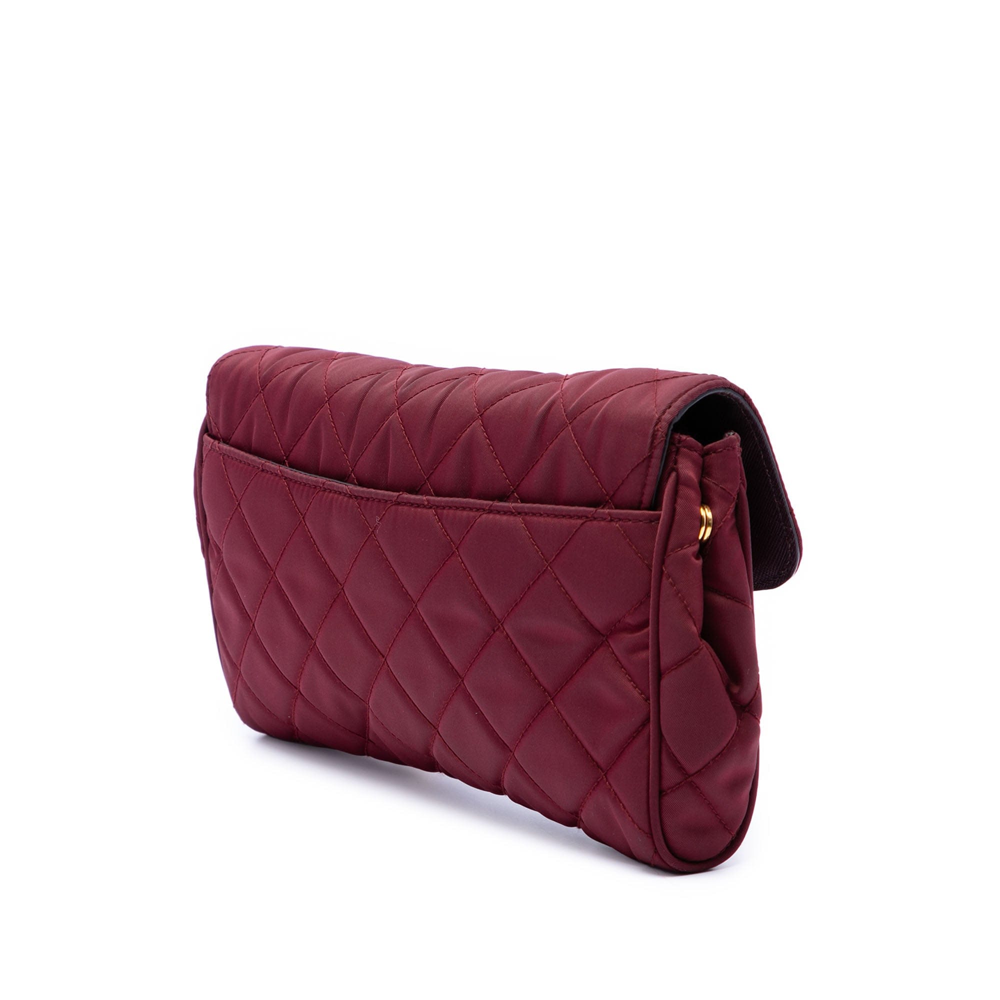 Prada Impuntu Tessuto Chain Crossbody
