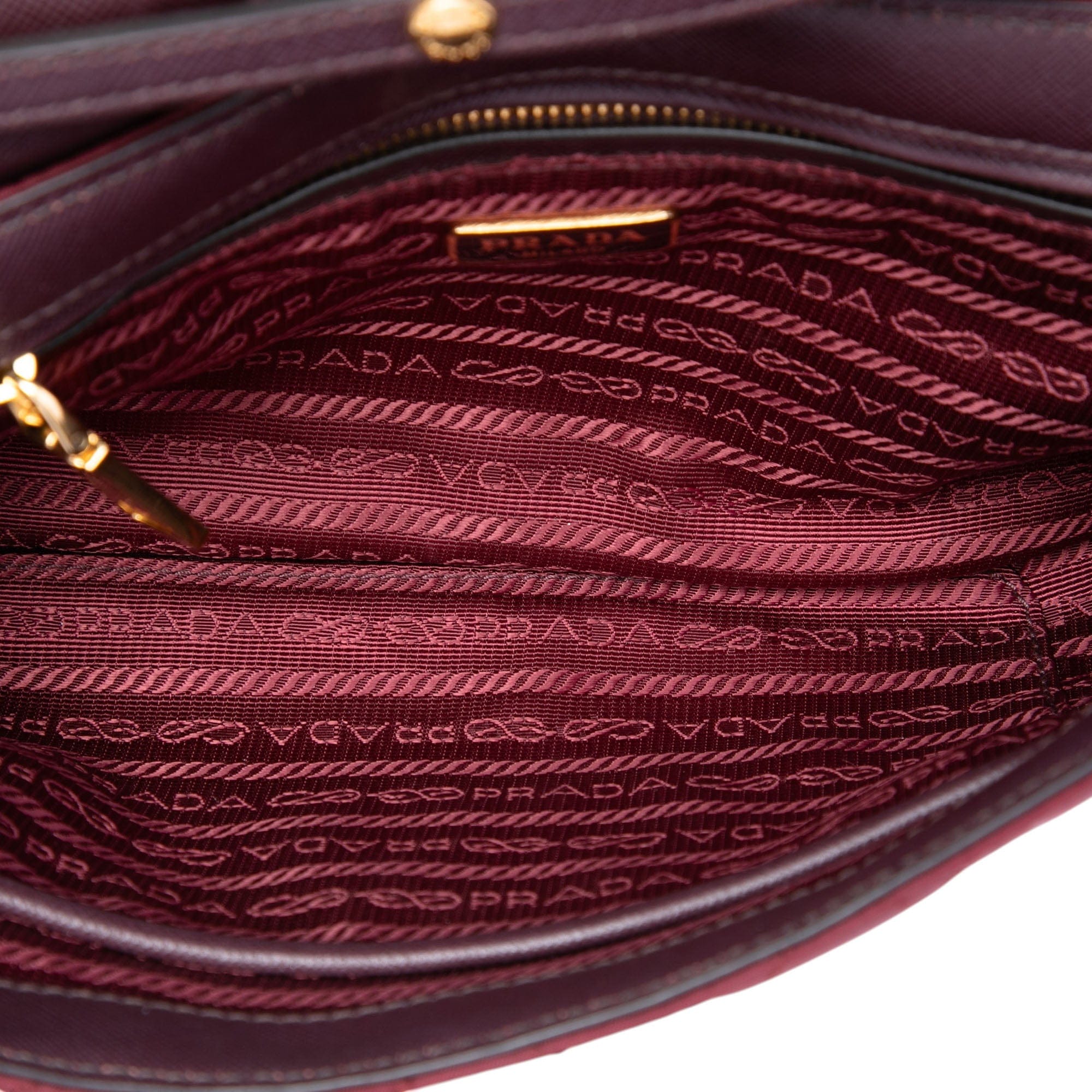 Prada Impuntu Tessuto Chain Crossbody