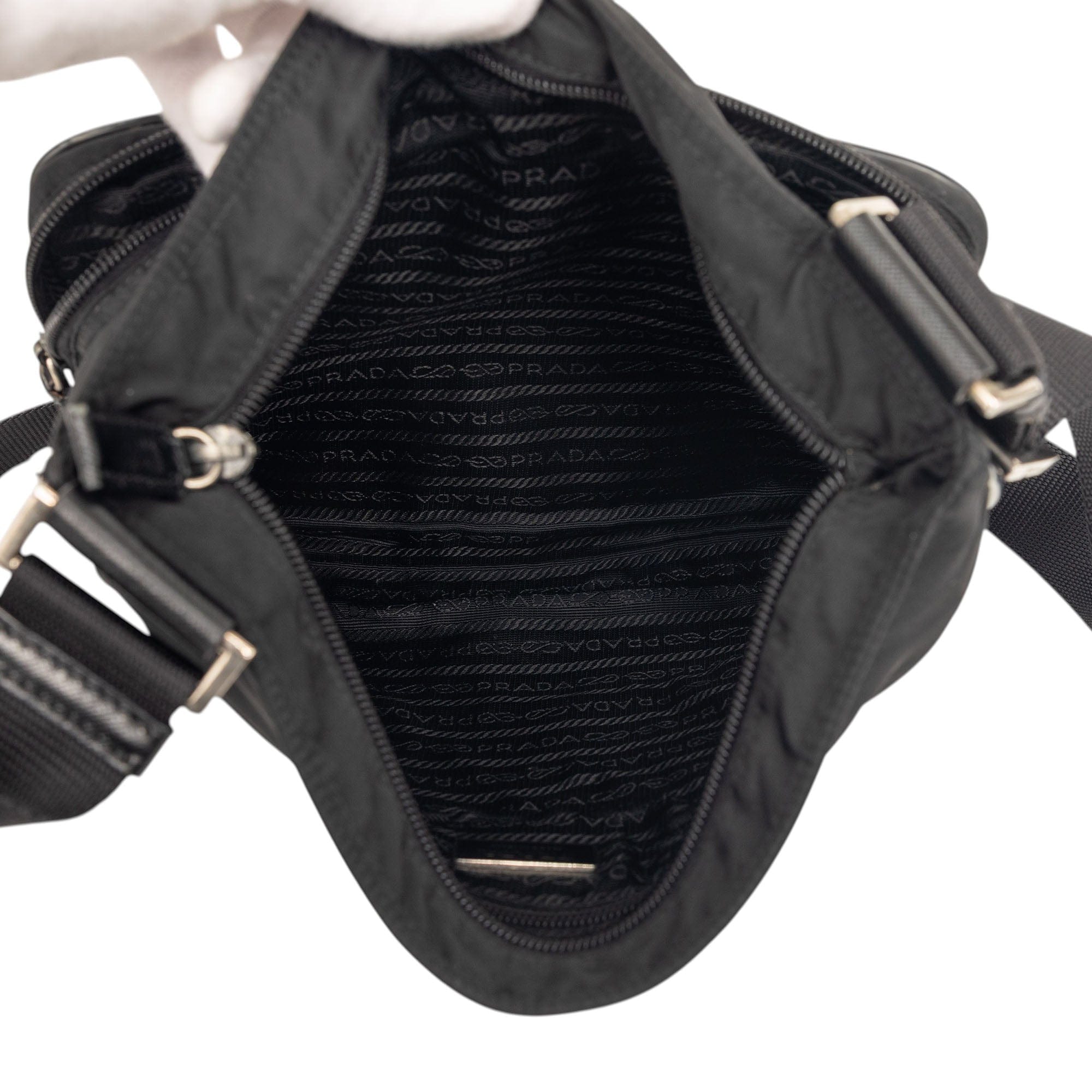 Prada Tessuto Zip Top Crossbody