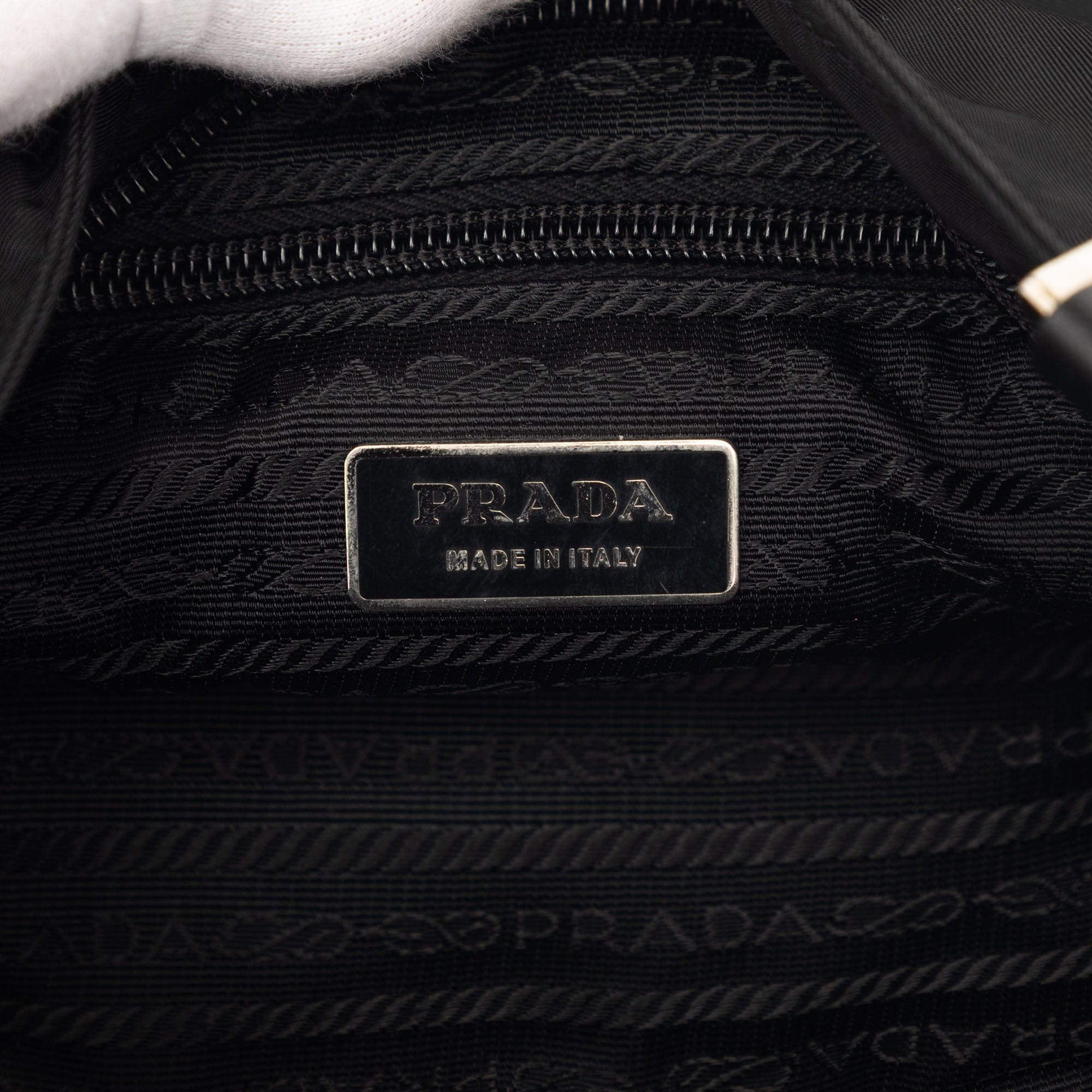 Prada Tessuto Zip Top Crossbody