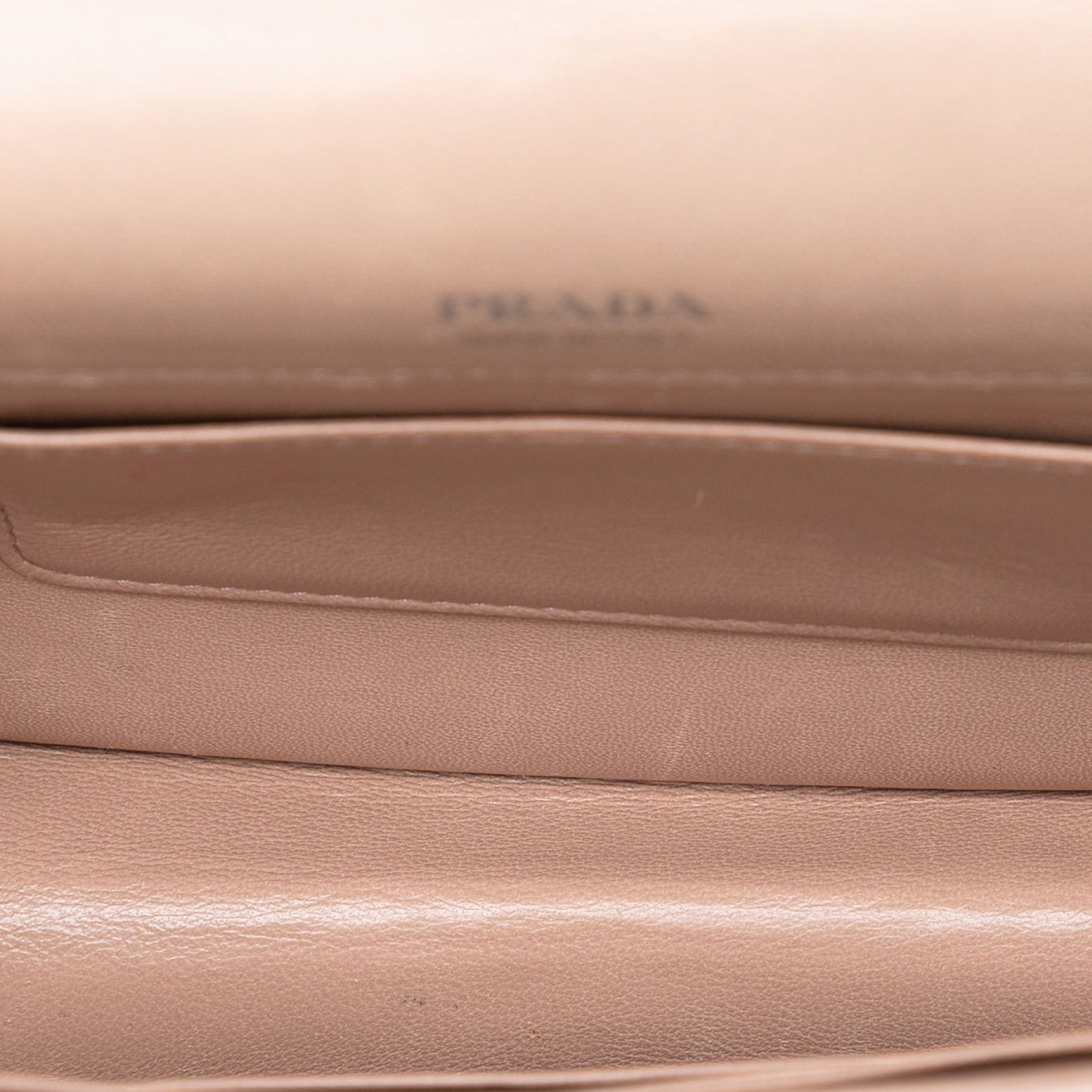 Prada Mini Soft Calf Impunture Diagramme Crossbody