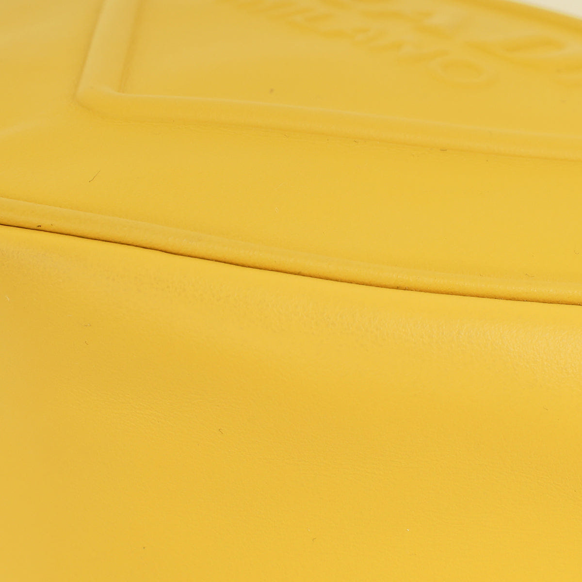 Prada Yellow Grace Lux Triangle Crossbody Bag